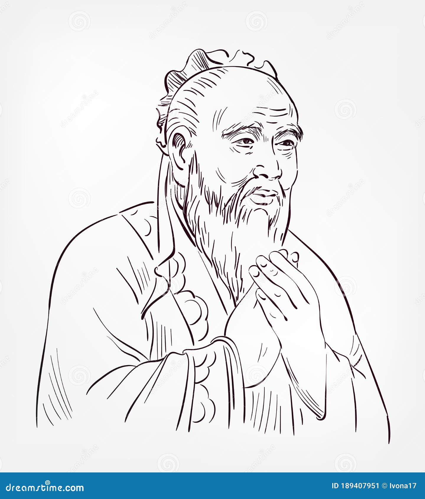10 Confucius Drawing Illustrations RoyaltyFree Vector Graphics  Clip  Art  iStock