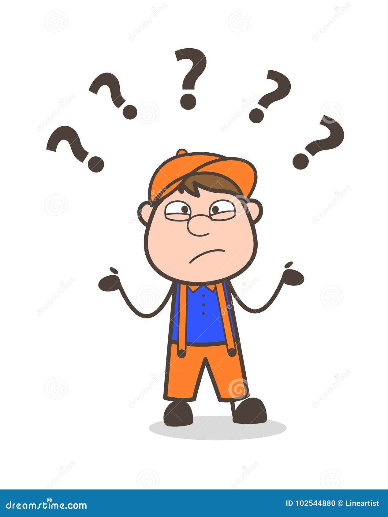 Confused Cartoon Carpenter Face Expression Stock Illustration - Illustration of adult, clipart: 102544880 Confused Cartoon Carpenter Face Expression Stock Illustration - Illustration of adult, clipart: 102544880