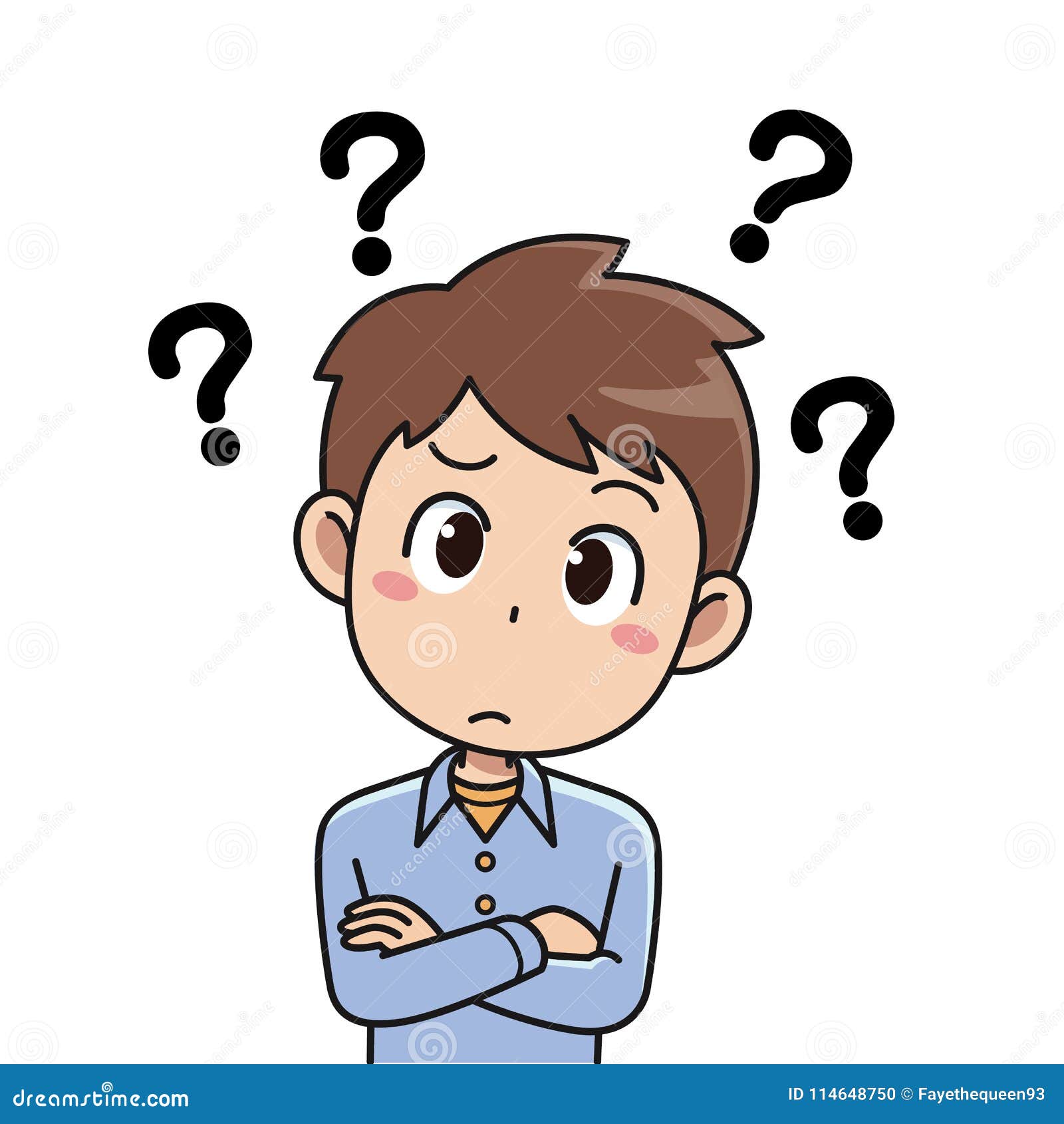 Confused Guy Cartoon Character Isolated on White Background. Stock Illustration - Illustration of mark, question: 114648750 Confused Guy Cartoon Character Isolated on White Background. Stock Illustration - Illustration of mark, question: 114648750