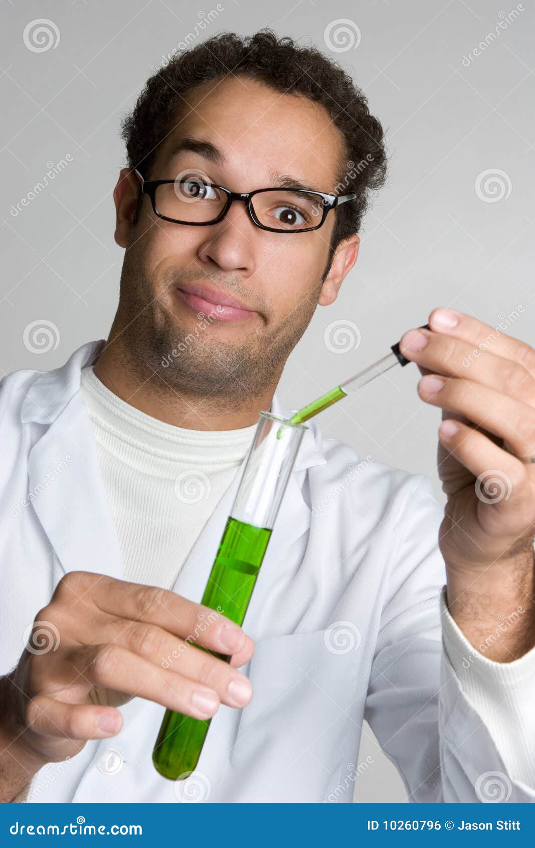 Confused Scientist Royalty Free Stock Image Image 10260796