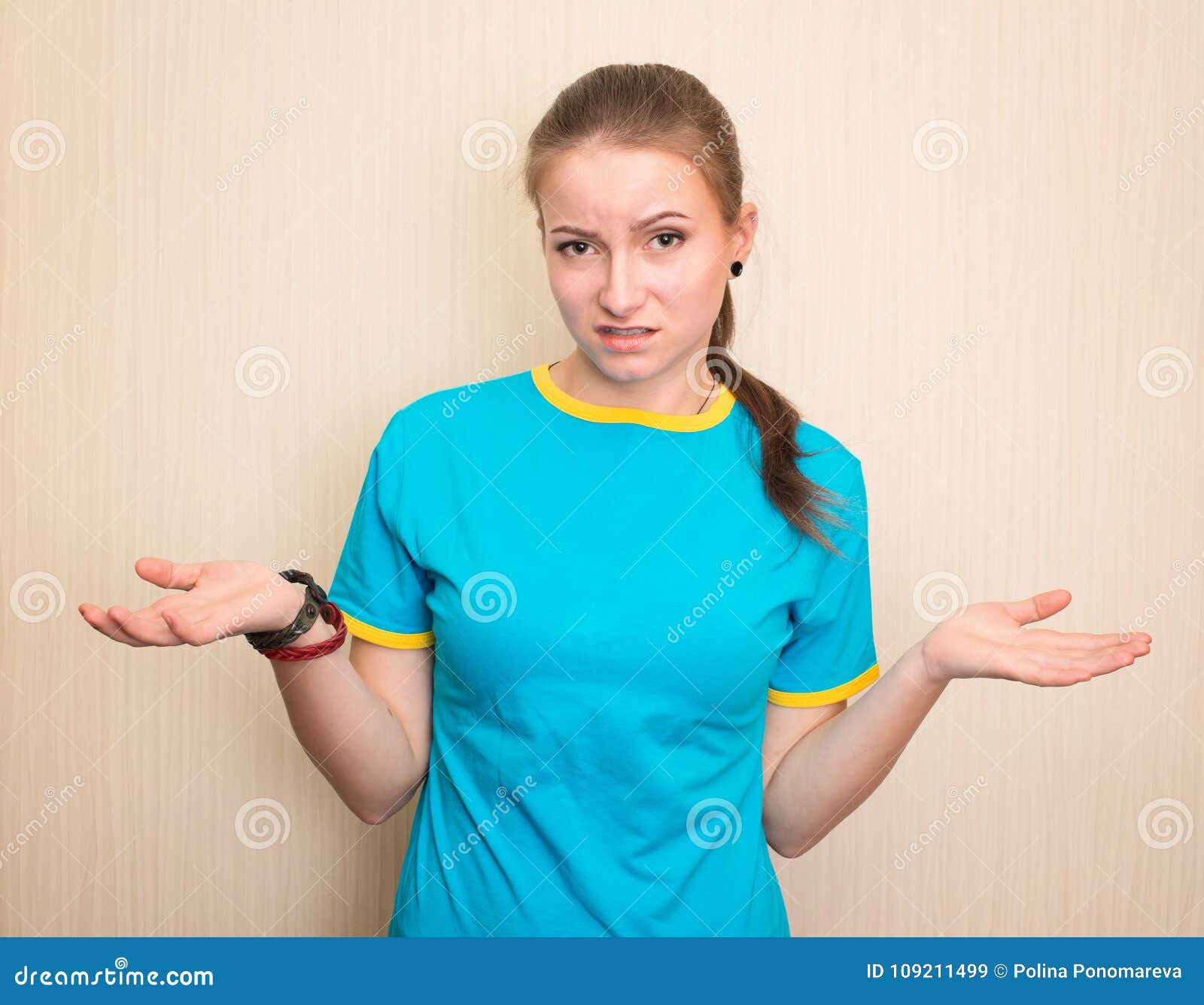 Shrugging Teen Royalty-Free Stock Photography | CartoonDealer.com #8656799