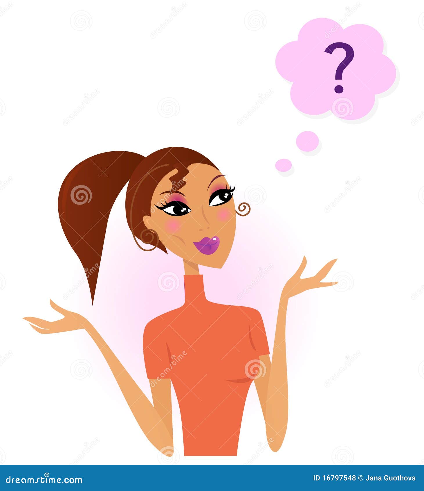 free clip art question woman - photo #3