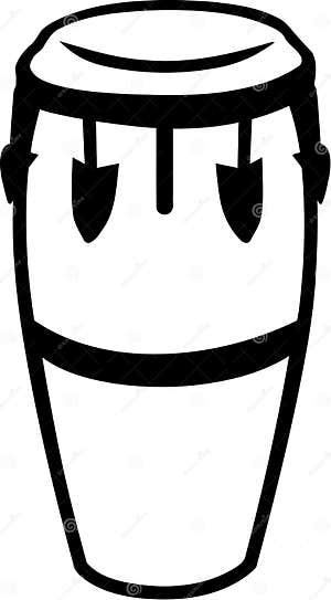 Conga Drum Stock Illustration CartoonDealer 7454611