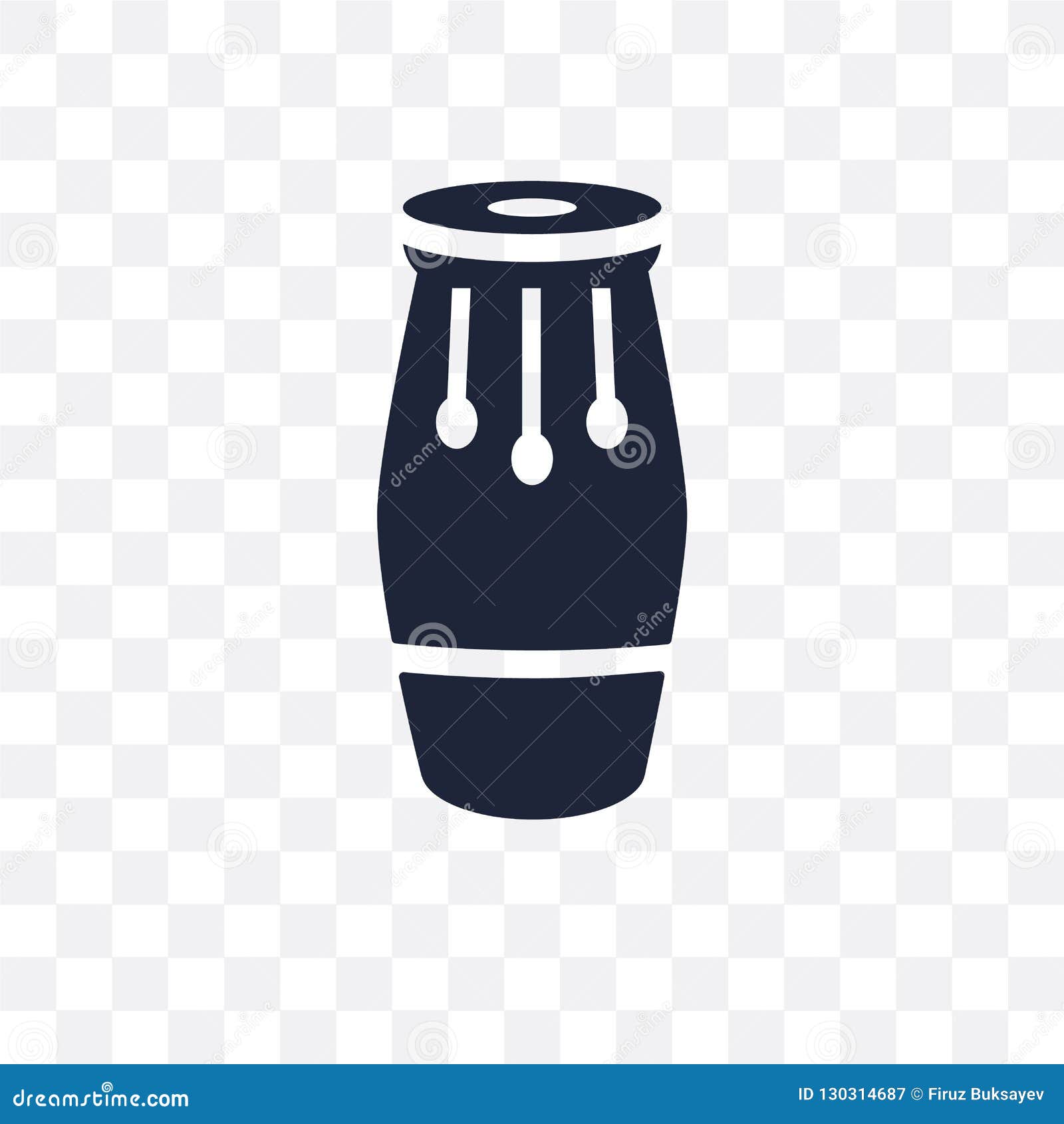 Conga Transparent Icon. Conga Symbol Design From Music Collection
