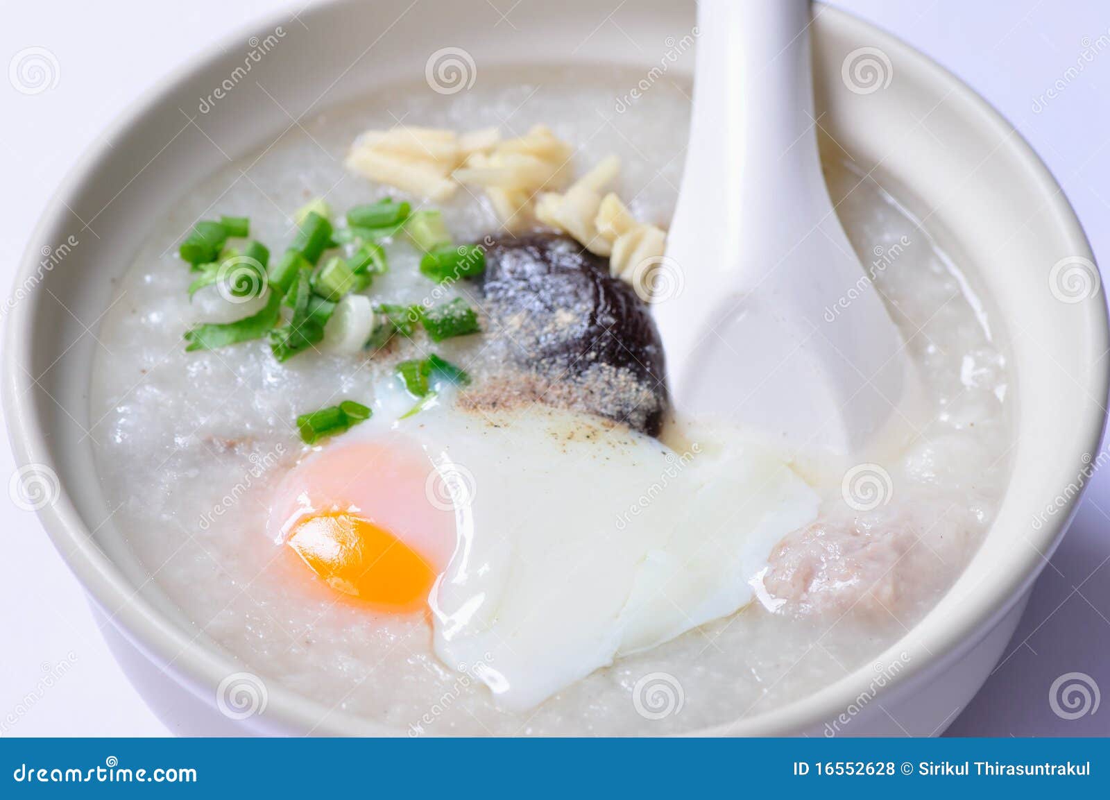 Congee, the Traditional Chinese Breakfast Stock Photo Image of
