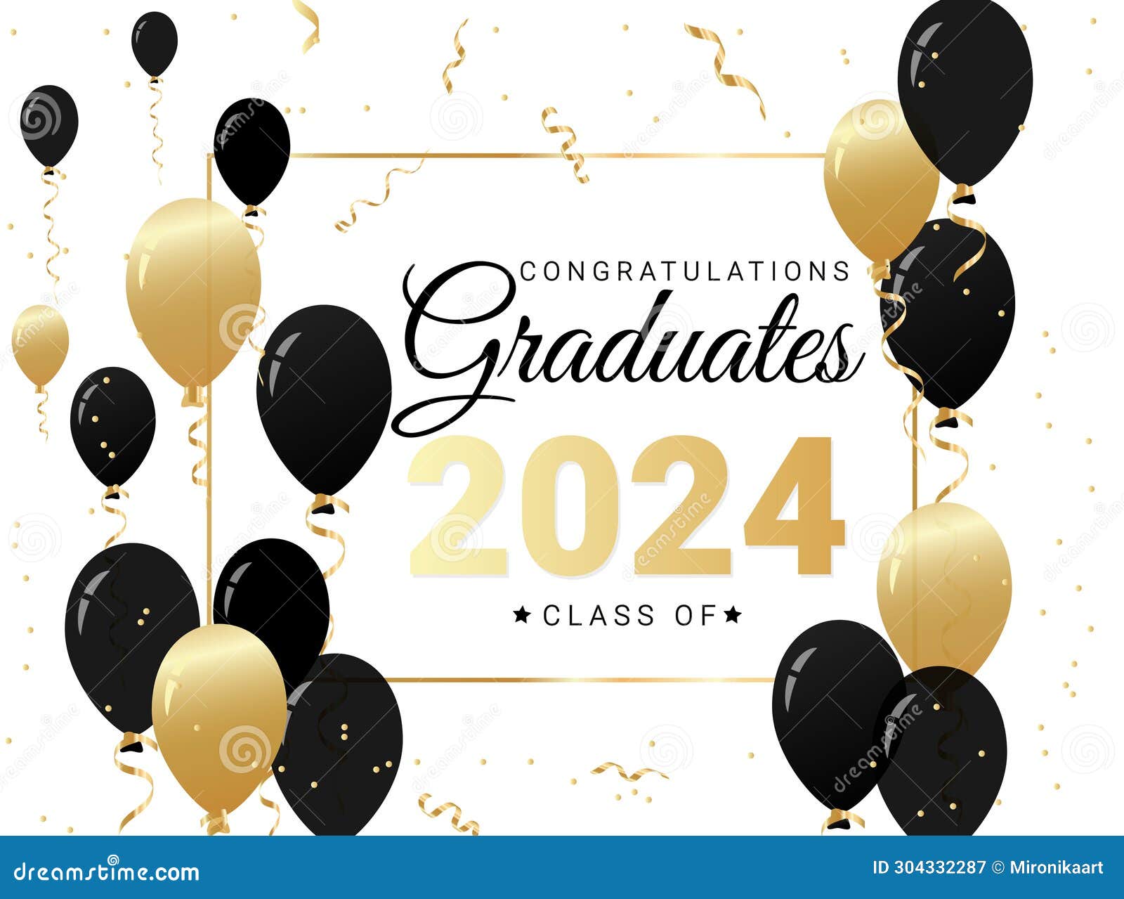 Congratulations To the Graduating Class of 2024 with Gold and Black