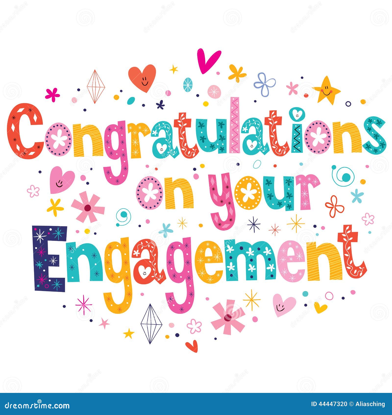 congratulations on your engagement card