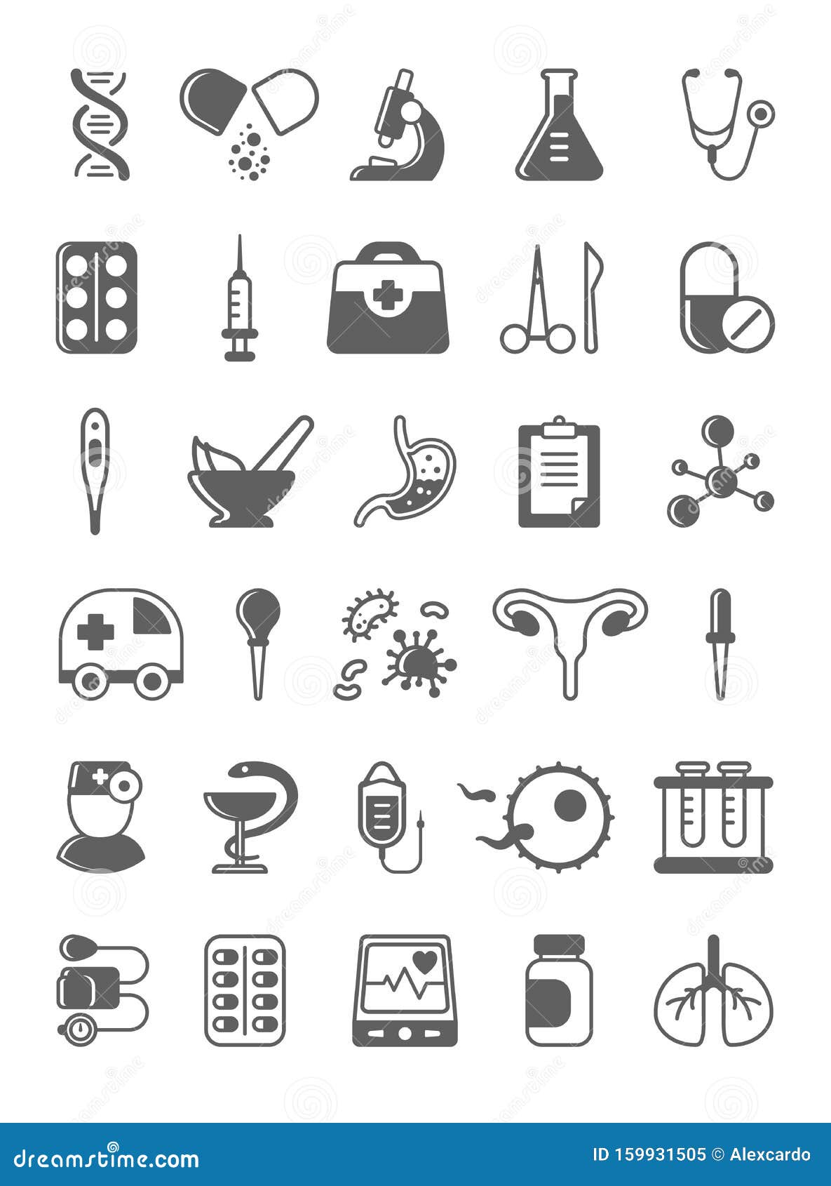 Conjunto De Itens Médicos PNG , Clipart De Medicação, Desenho De