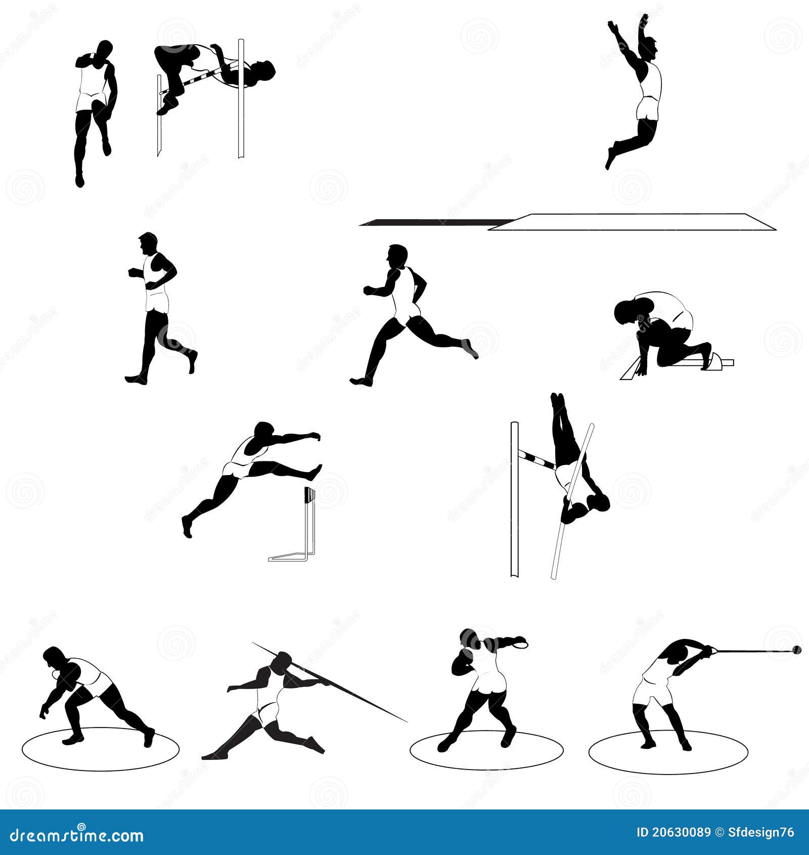Resultado de imagen para imagenes de atletismo en blanco y negro