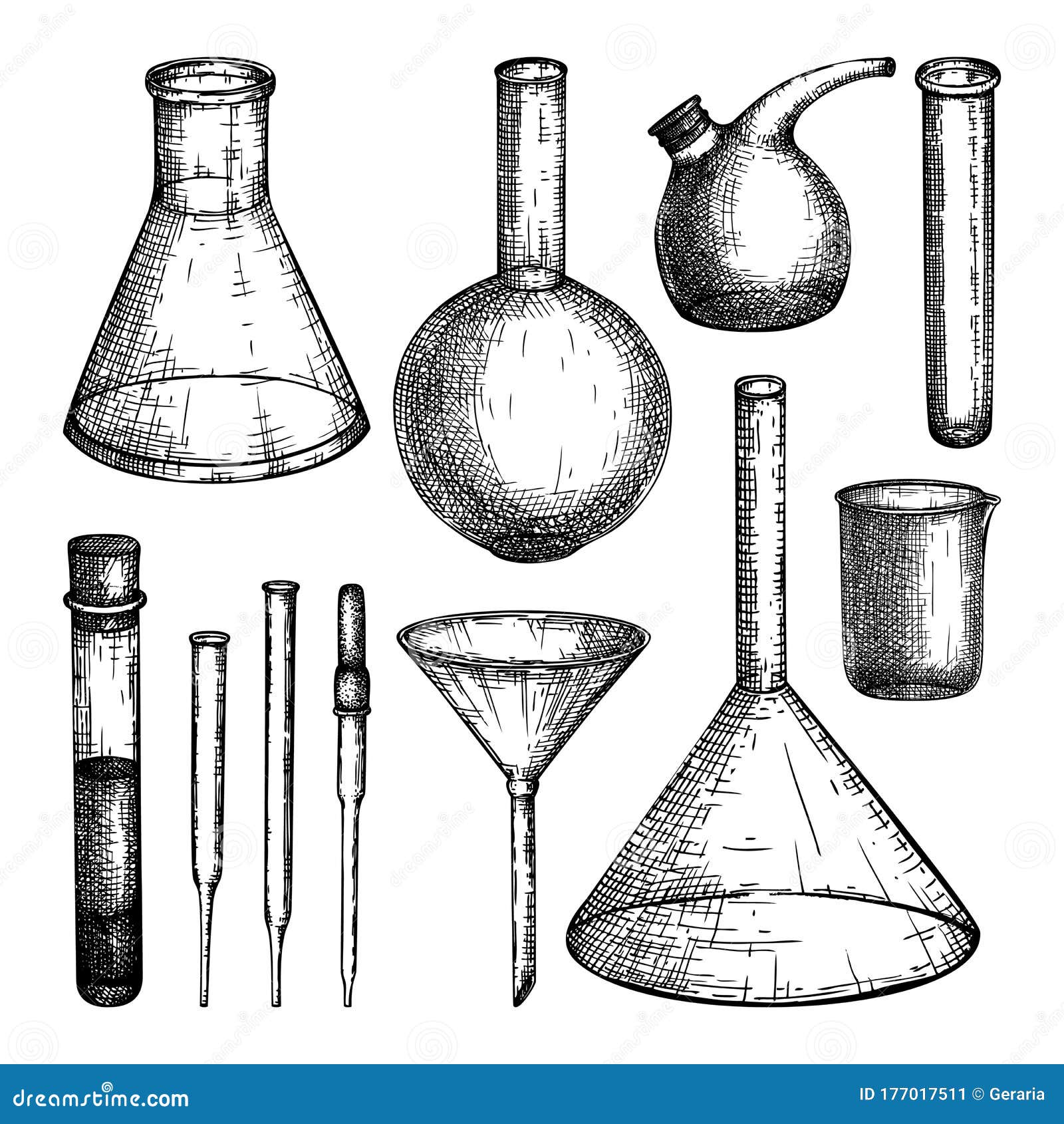 Conjunto De Bocetos De Equipos De Laboratorio. Tubos De Vidrio De Pipeta De Vidrio Dibujados a Mano Para El Frasco De Vidrio Y Dib Ilustración del Vector - Ilustración de envase, frasco: Conjunto De Bocetos De Equipos De Laboratorio. Tubos De Vidrio De Pipeta De Vidrio Dibujados a Mano Para El Frasco De Vidrio Y Dib Ilustración del Vector - Ilustración de envase, frasco: