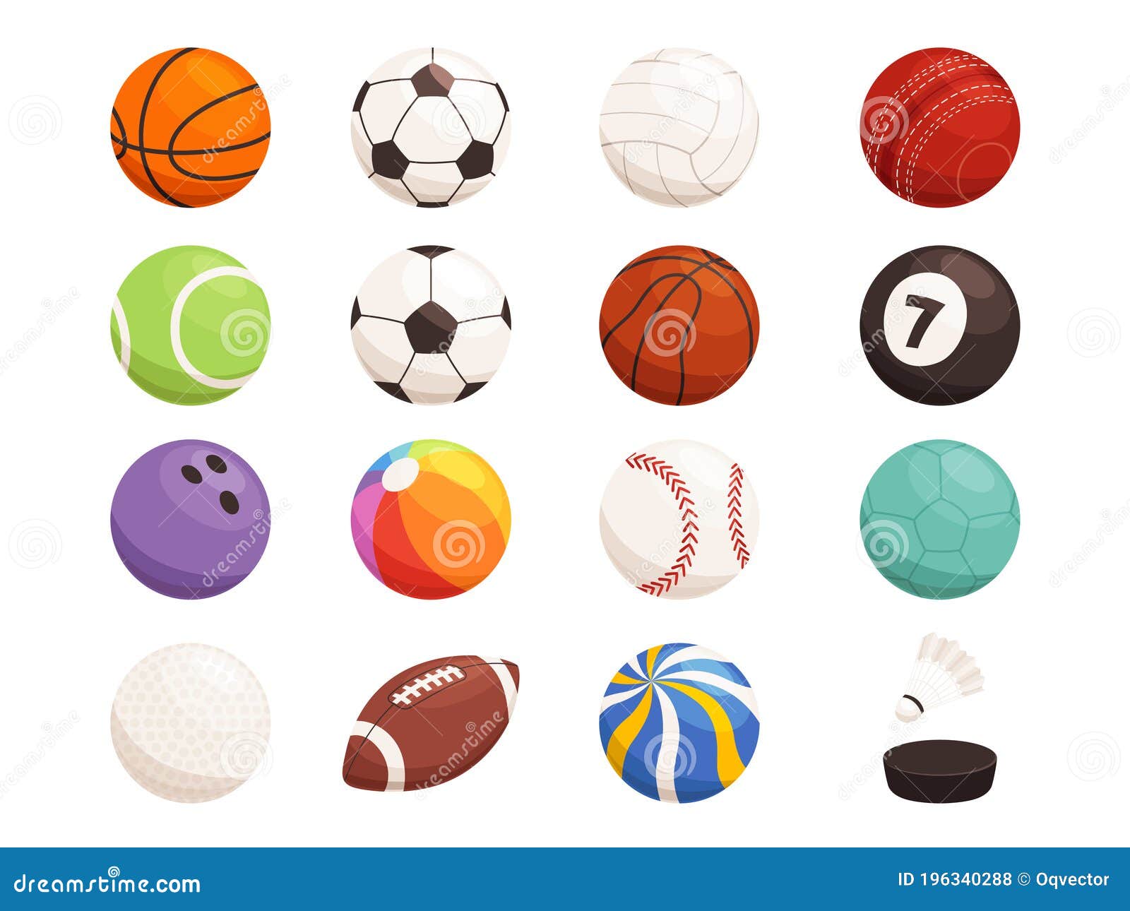 Vetores e ilustrações de Equipamentos esportes jogos bola para
