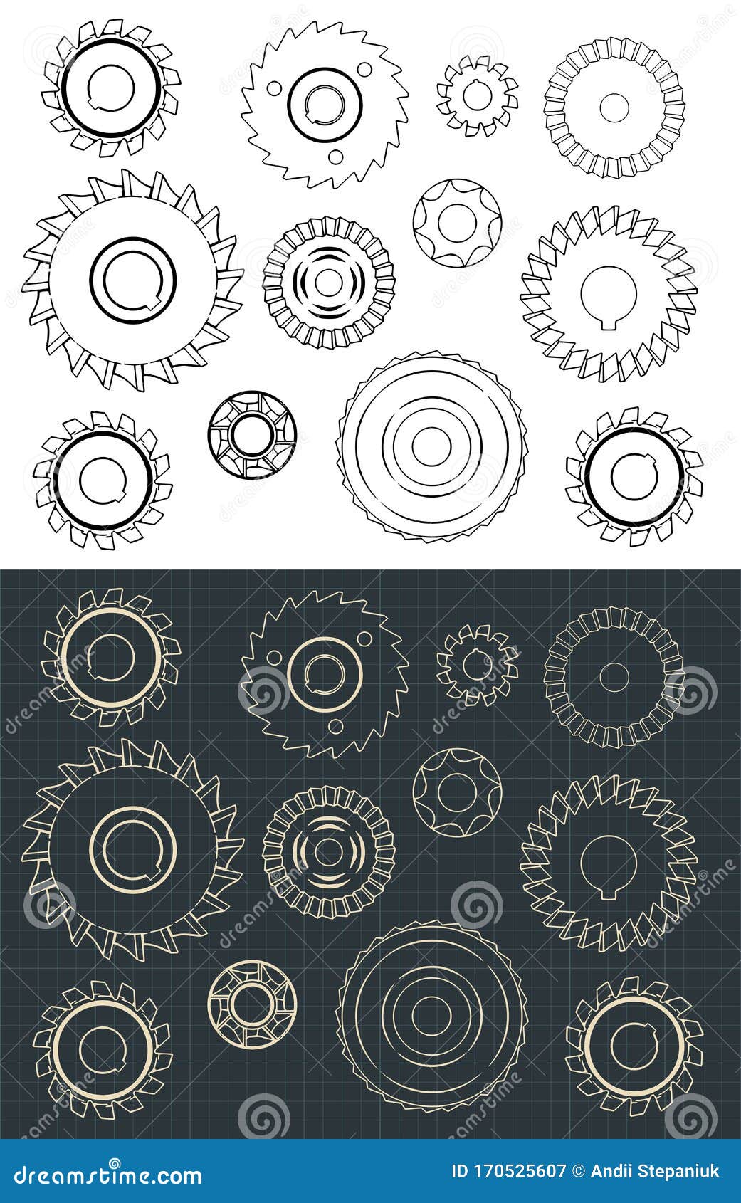 Conjunto De Círculos De Corte Y Fresado Ilustración del Vector - Ilustración de profesional, icono: 170525607 Conjunto De Círculos De Corte Y Fresado Ilustración del Vector - Ilustración de profesional, icono: 170525607