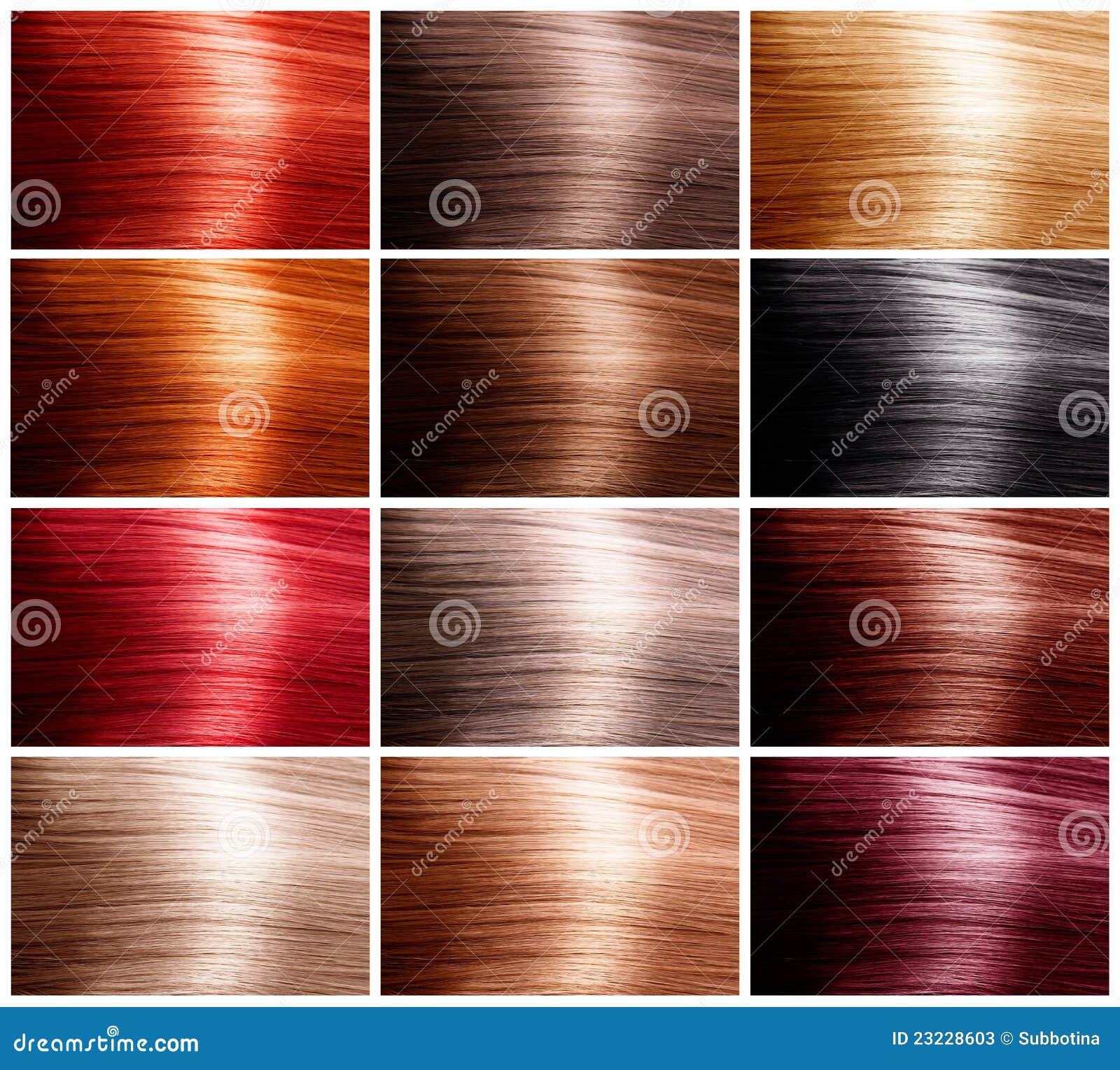 Conjunto De Colores Del Pelo Imagen de archivo - Imagen Conjunto De Colores Del Pelo Imagen de archivo - Imagen