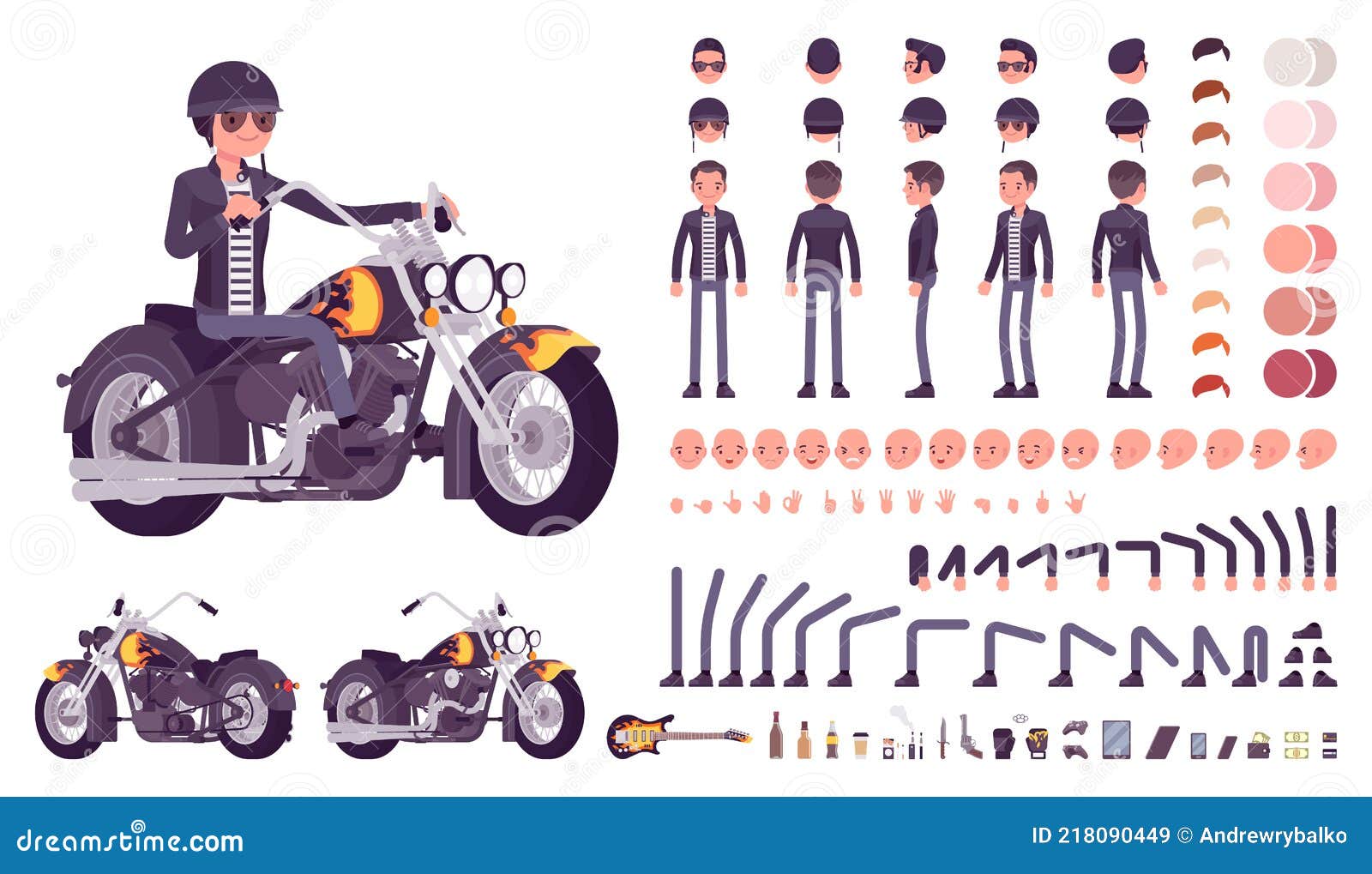 Desenho de Emoji de motocicleta para colorir