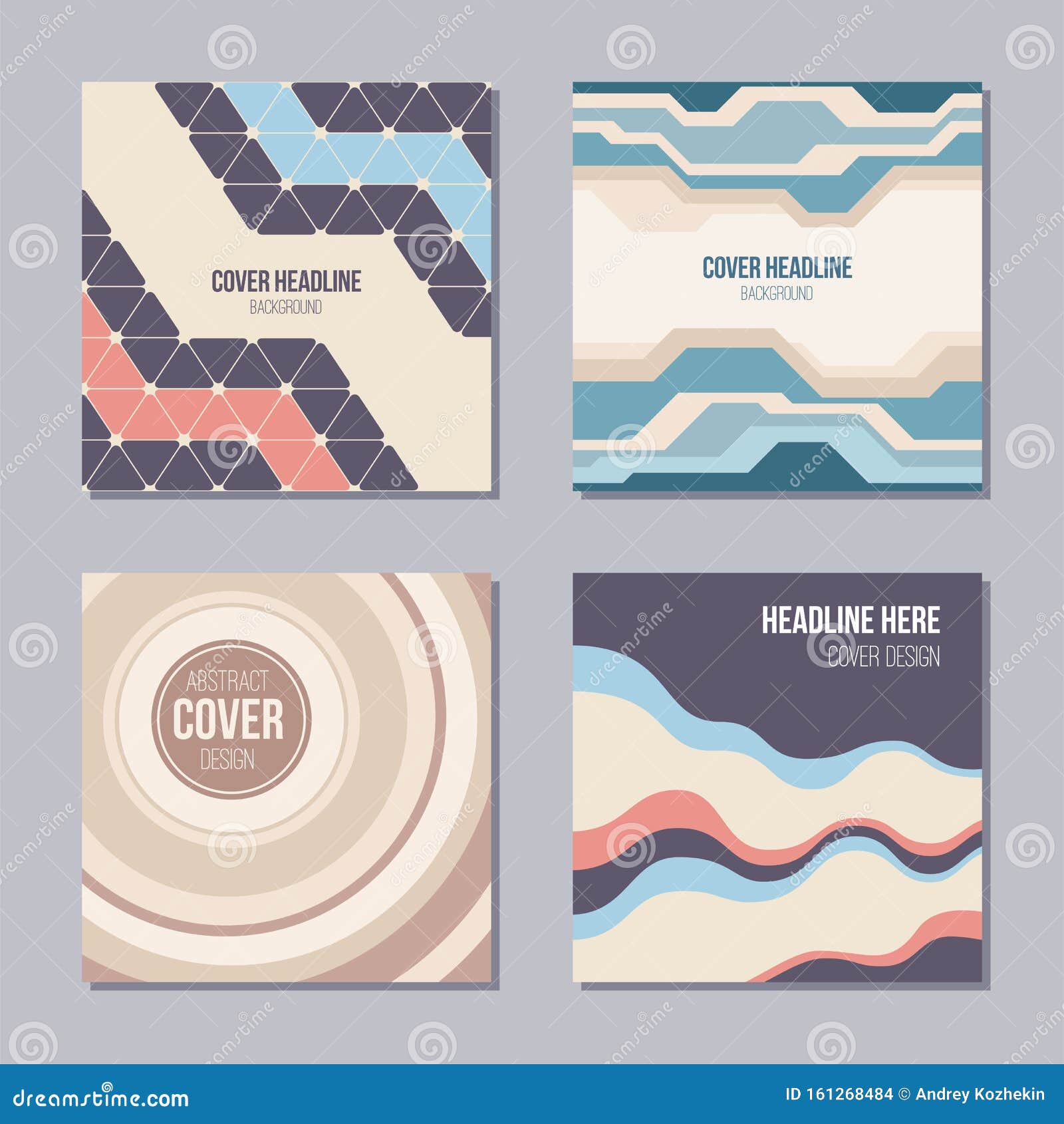 Conjunto De Cuatro Portadas Creativas Patrones Geométricos Abstractos Ilustración del Vector - Ilustración de estilo, diario: 161268484 Conjunto De Cuatro Portadas Creativas Patrones Geométricos Abstractos Ilustración del Vector - Ilustración de estilo, diario: 161268484
