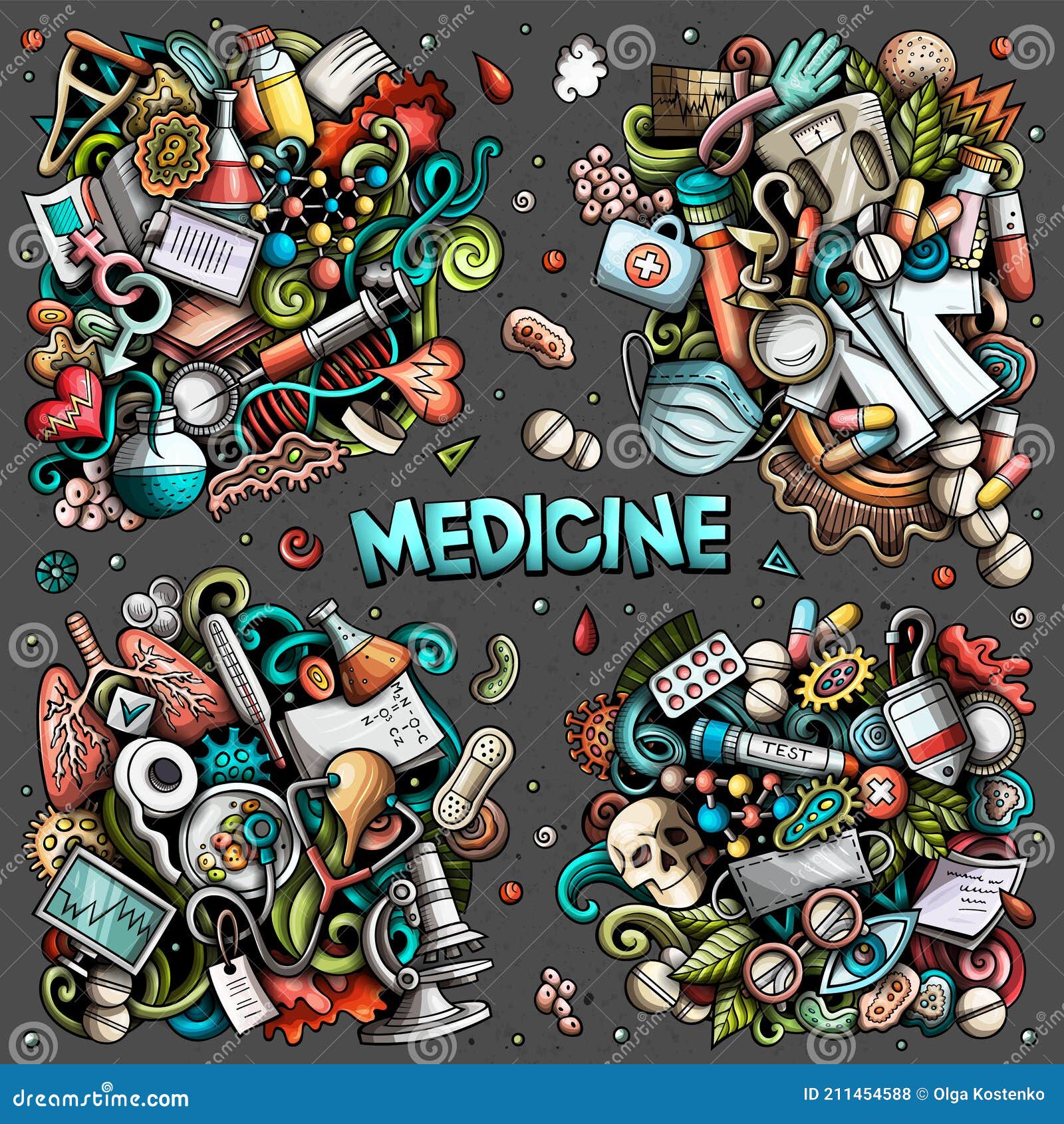 Vetores e ilustrações de Medicamentos desenho para download