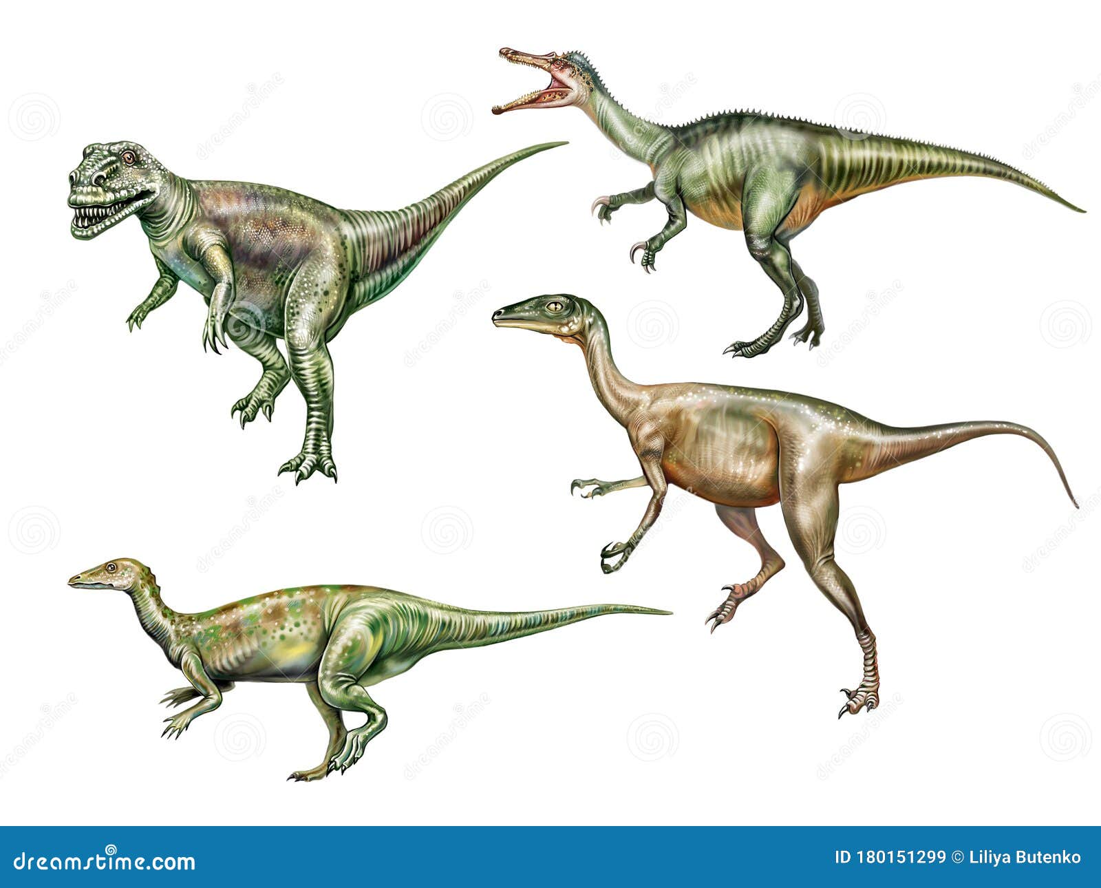 Desenho Realista Dinossauro Brontossauro Ilustração Stock