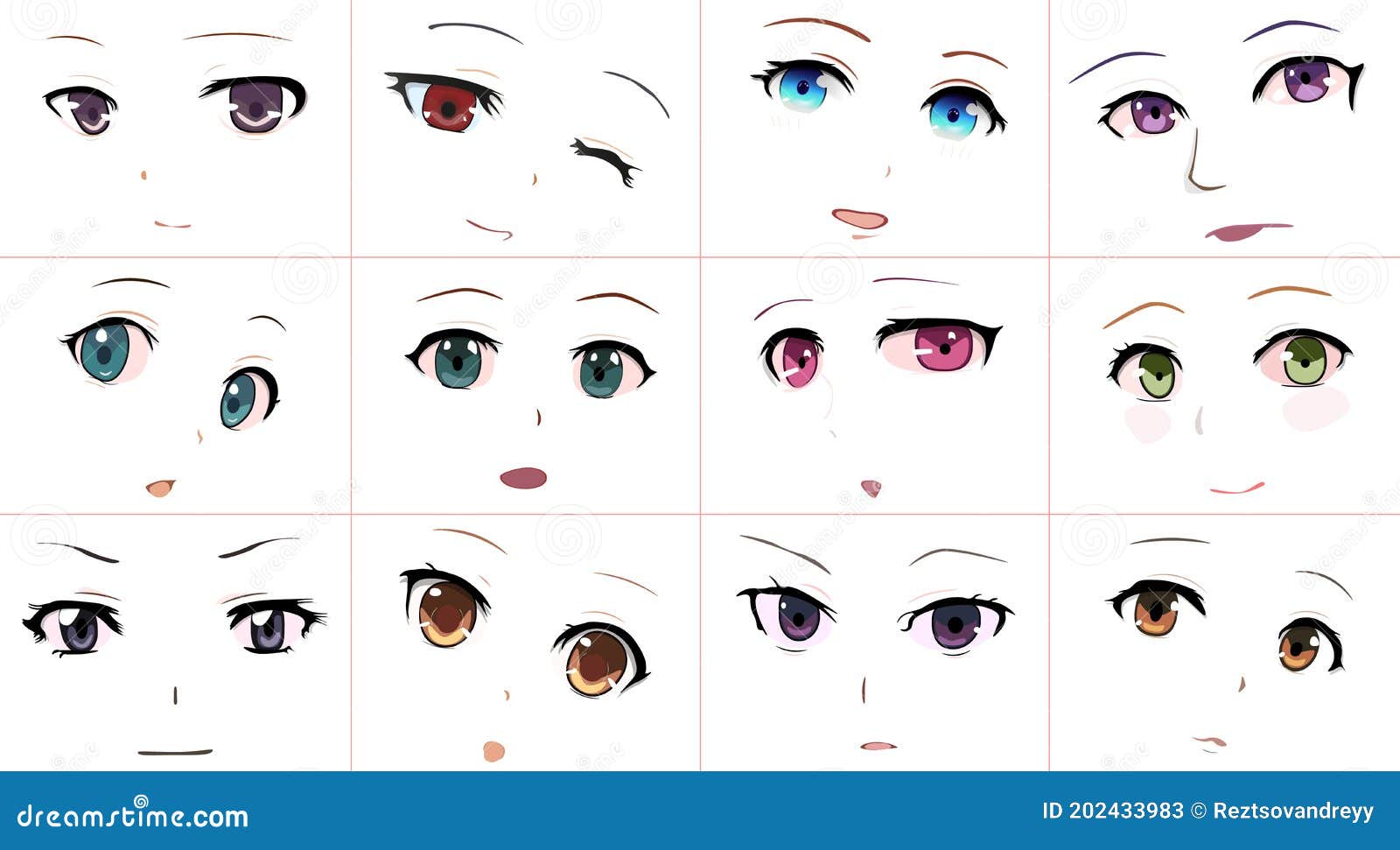 Conjunto De Expresiones De Estilo De Anime De Dibujos Animados Vectoriales. Caras Lindas De Kawaii. Ojos Diferentes Boca Cejas. Al Ilustración del Vector - Ilustración de ojos, muchachas: 202433983 Conjunto De Expresiones De Estilo De Anime De Dibujos Animados Vectoriales. Caras Lindas De Kawaii. Ojos Diferentes Boca Cejas. Al Ilustración del Vector - Ilustración de ojos, muchachas: 202433983