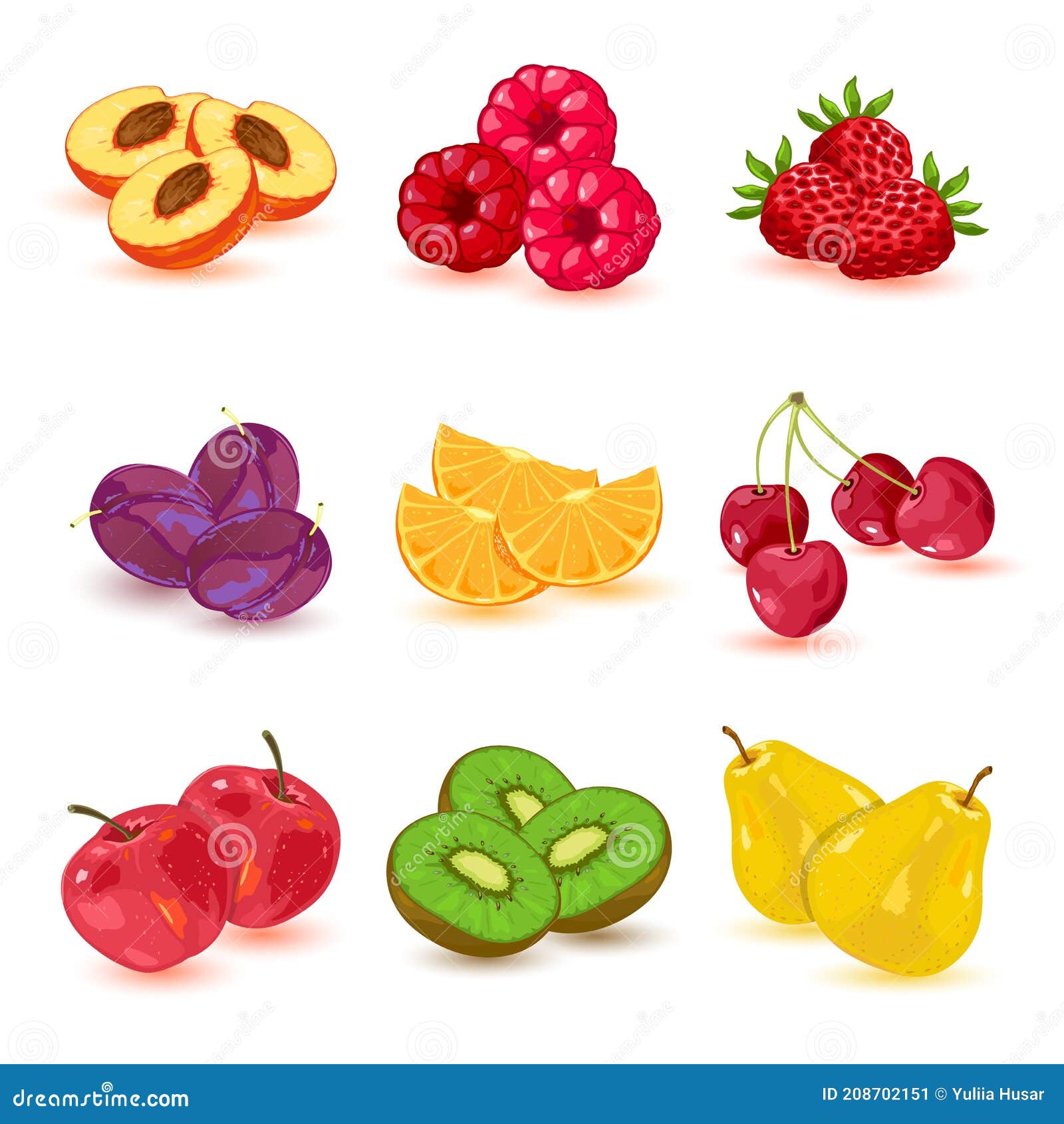 Conjunto De Frutas De Verano De Dibujos Animados Ilustración del Vector - Ilustración de alimento, aislado: 208702151 Conjunto De Frutas De Verano De Dibujos Animados Ilustración del Vector - Ilustración de alimento, aislado: 208702151