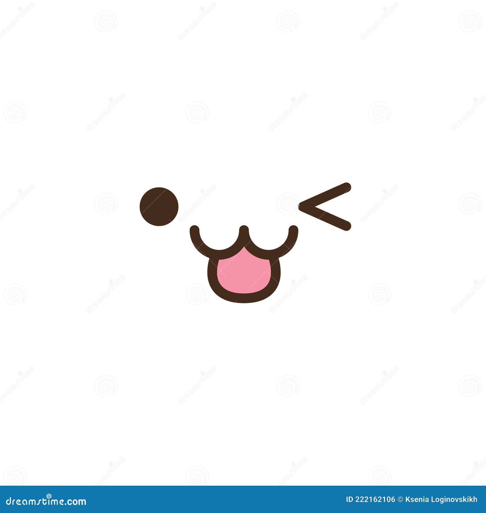 Conjunto De Iconos Aislados Del Emoji Del Anime Kawaii Vector Ilustración  del Vector - Ilustración de emoticono, miedo: 222162106