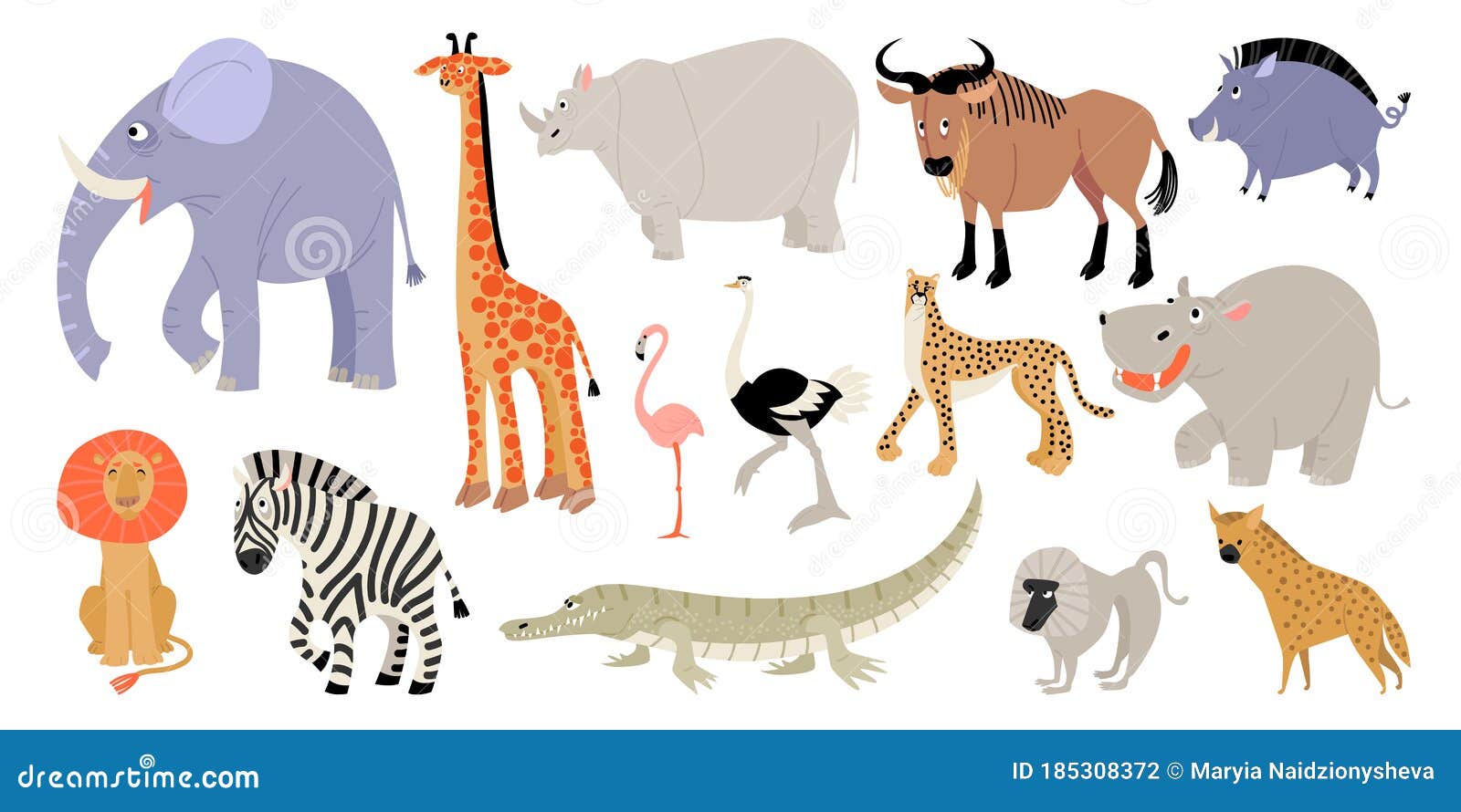 Conjunto De Ilustraciones Vectoriales De Animales Divertidos Y Aves De La Sabana Africana Ilustración del Vector - Ilustración de cubo, recorrido: 185308372 Conjunto De Ilustraciones Vectoriales De Animales Divertidos Y Aves De La Sabana Africana Ilustración del Vector - Ilustración de cubo, recorrido: 185308372