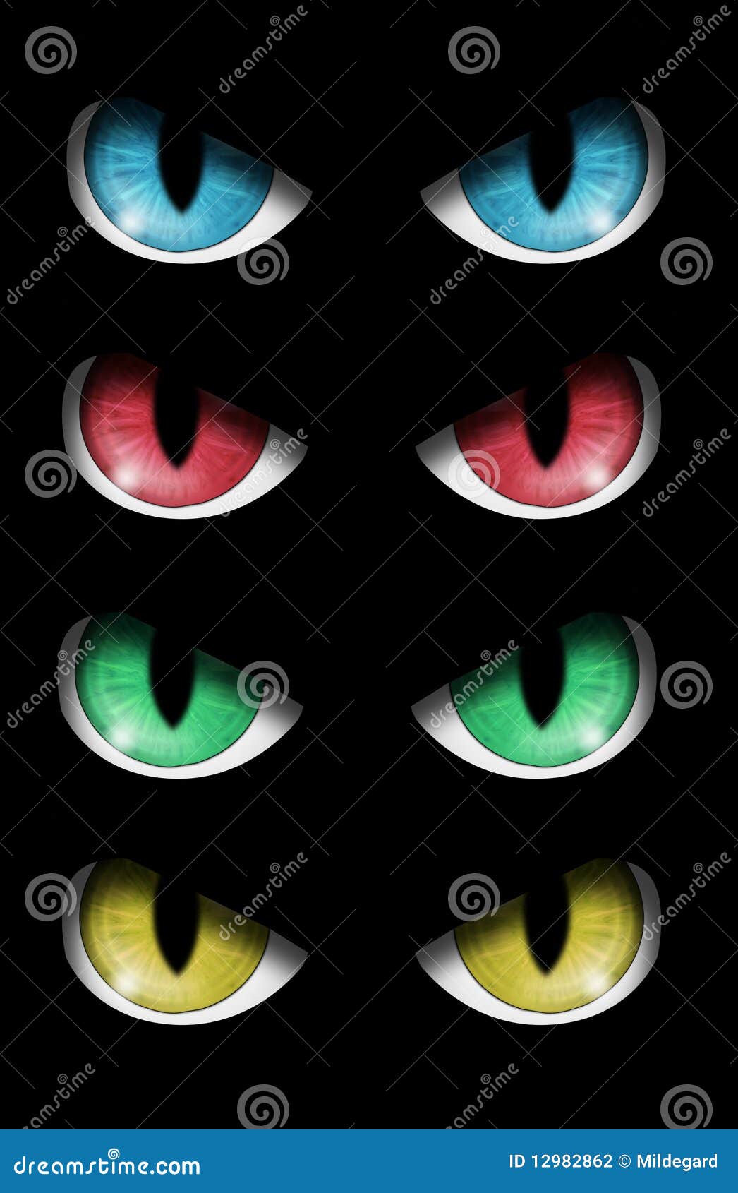 Conjunto de ojos malvados stock de ilustración. Ilustración de bestia - 12982862 Conjunto de ojos malvados stock de ilustración. Ilustración de bestia - 12982862