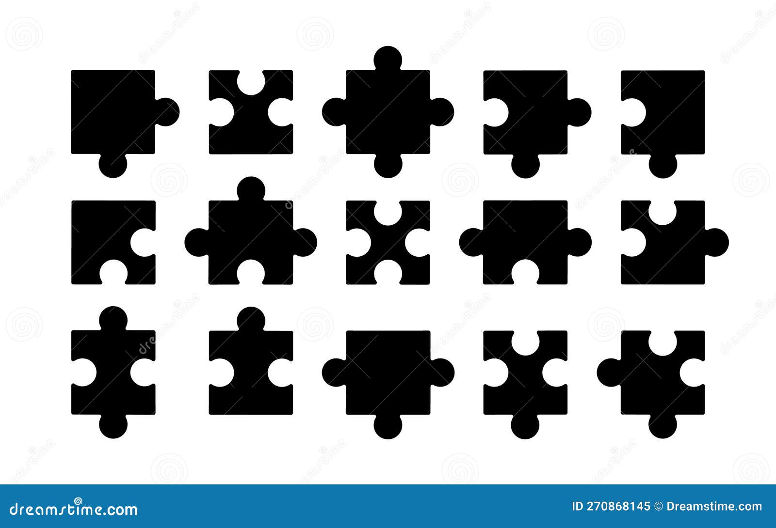 ícone de quebra-cabeça ou quebra-cabeça. ícones de trabalho em