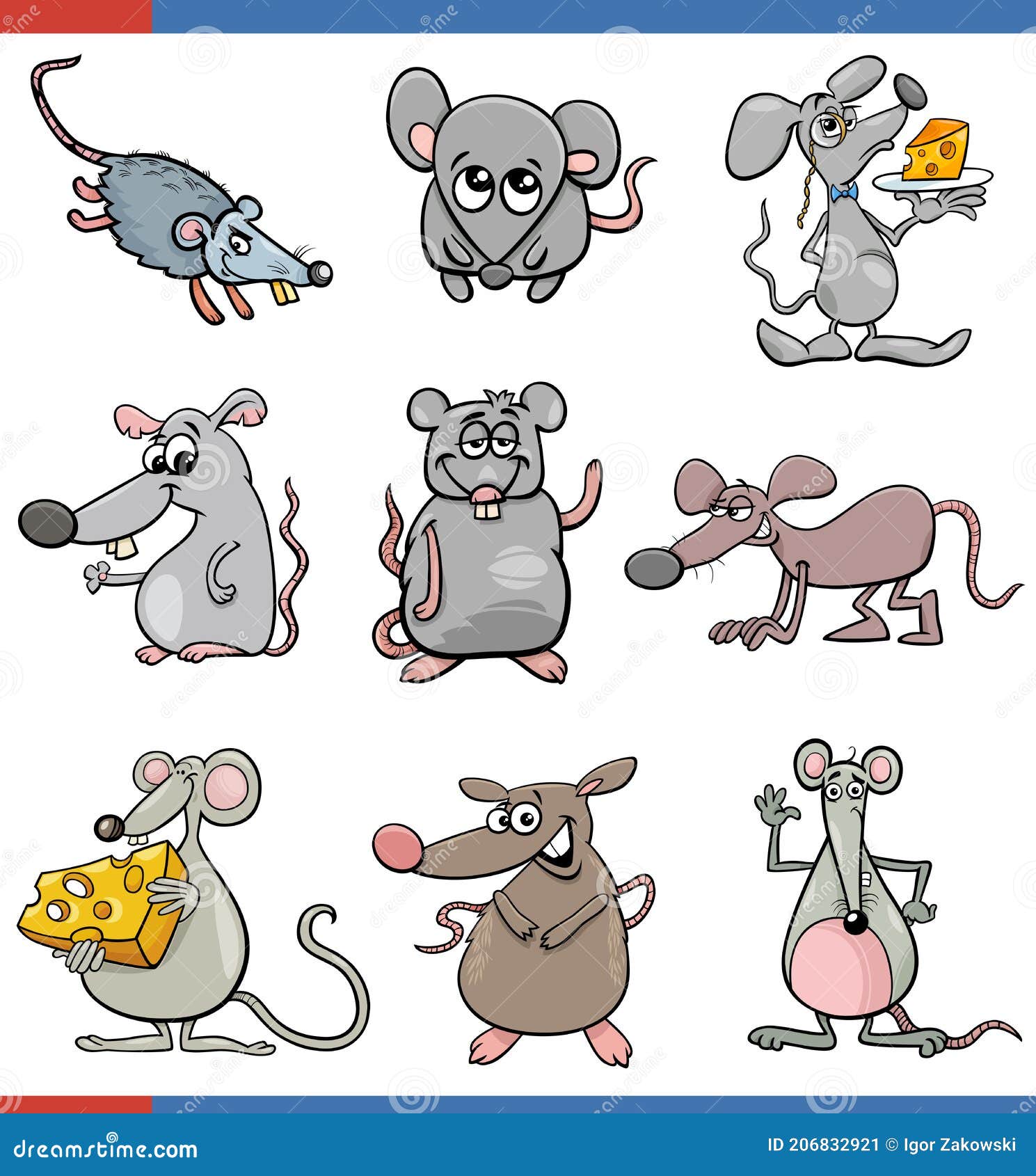 Conjunto De Personajes De Historietas De Ratones De Dibujos Animados Ilustración del Vector - Ilustración de gris, feliz: 206832921 Conjunto De Personajes De Historietas De Ratones De Dibujos Animados Ilustración del Vector - Ilustración de gris, feliz: 206832921