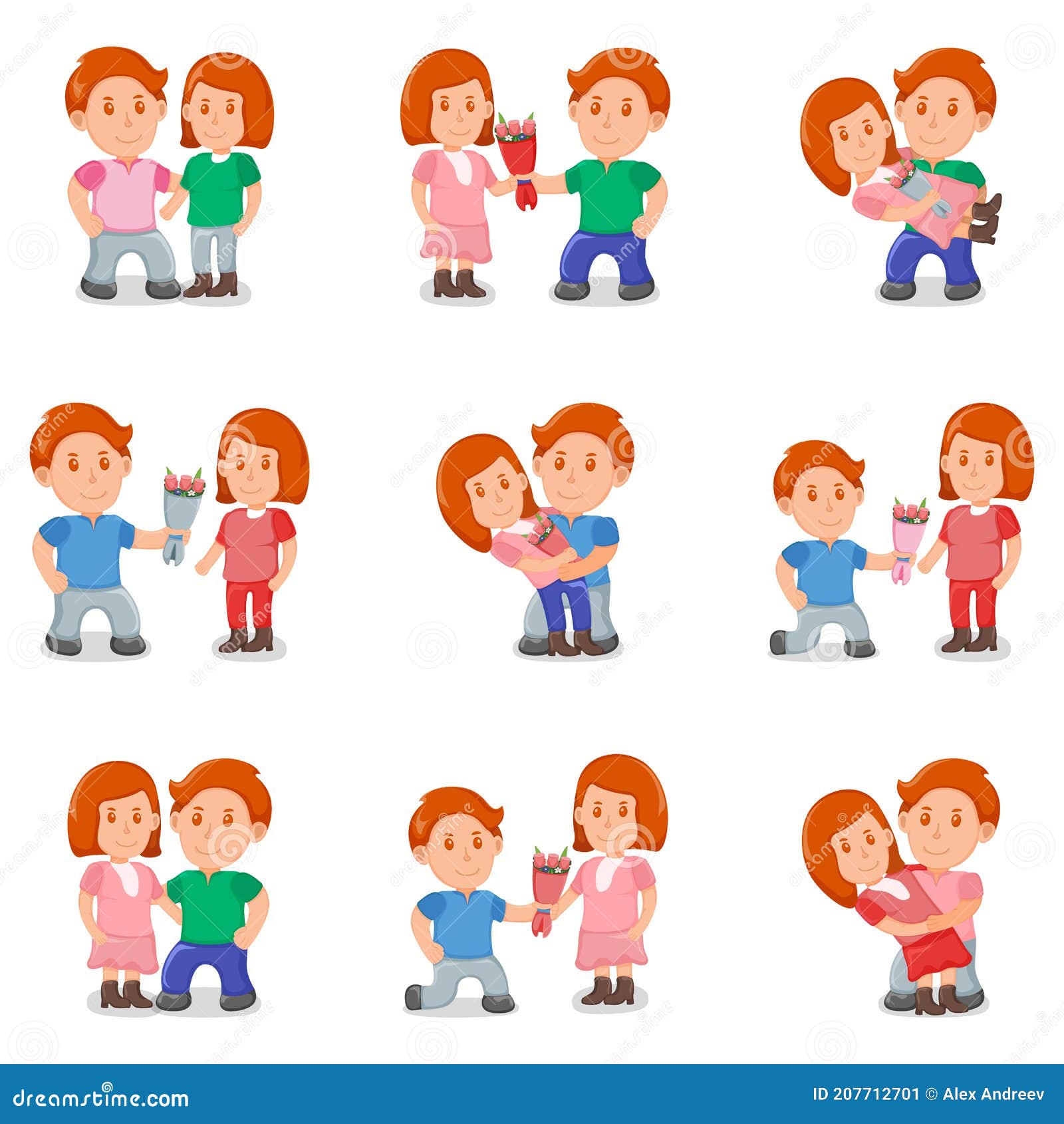 Conjunto Encantadora Mujer Y Hombre Lindo Pareja Personas Juntos De Pie Abrazos Hombre Dar Ramo De Flores Dibujos Animados Vector Ilustración del Vector - Ilustración de hermoso, flor: 207712701 Conjunto Encantadora Mujer Y Hombre Lindo Pareja Personas Juntos De Pie Abrazos Hombre Dar Ramo De Flores Dibujos Animados Vector Ilustración del Vector - Ilustración de hermoso, flor: 207712701