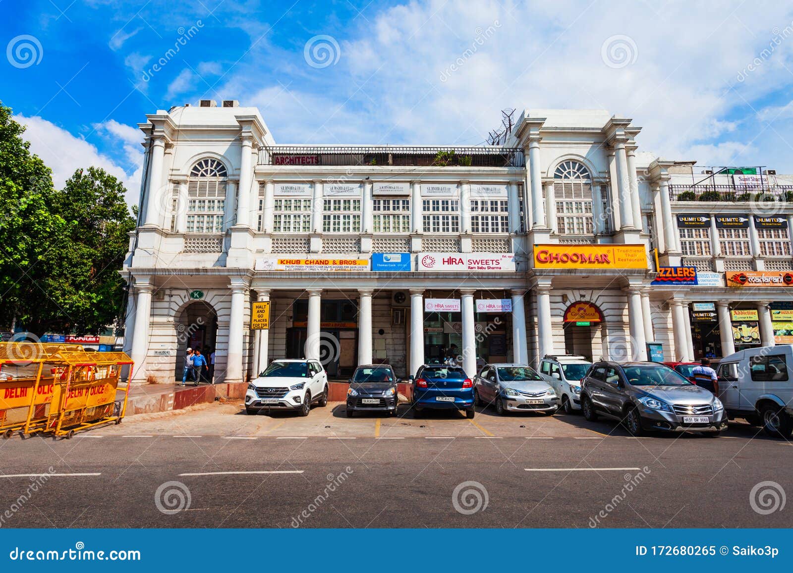 Connaught Place in New Delhi, India Editorial Image - Image of centre