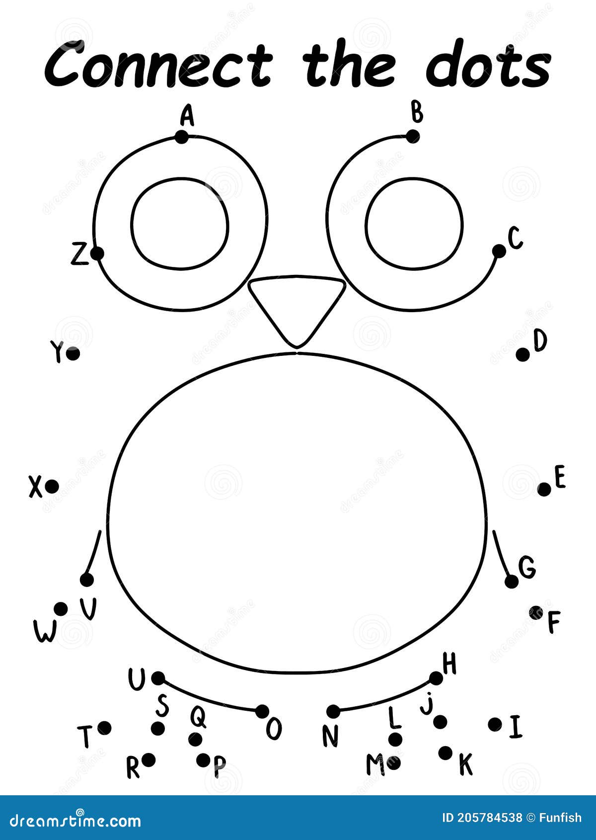 Connect Dots Letters Stock Illustrations 259 Connect Dots Letters