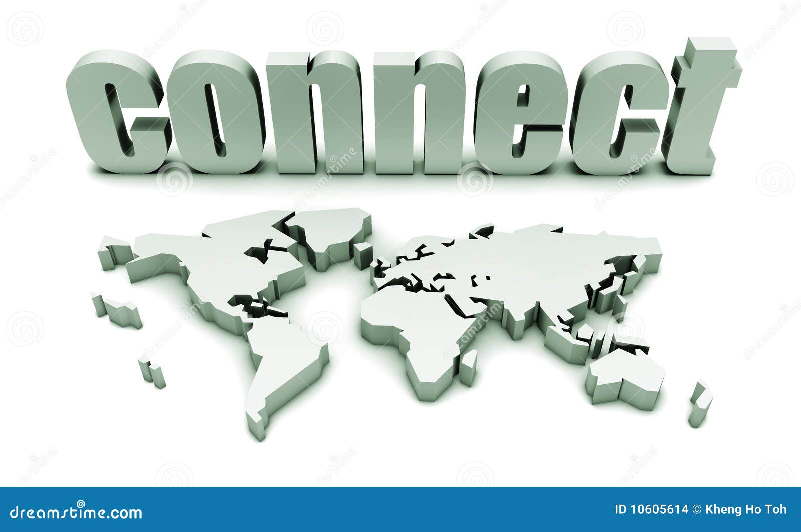 Connect Globally stock illustration. Illustration of connection 10605614