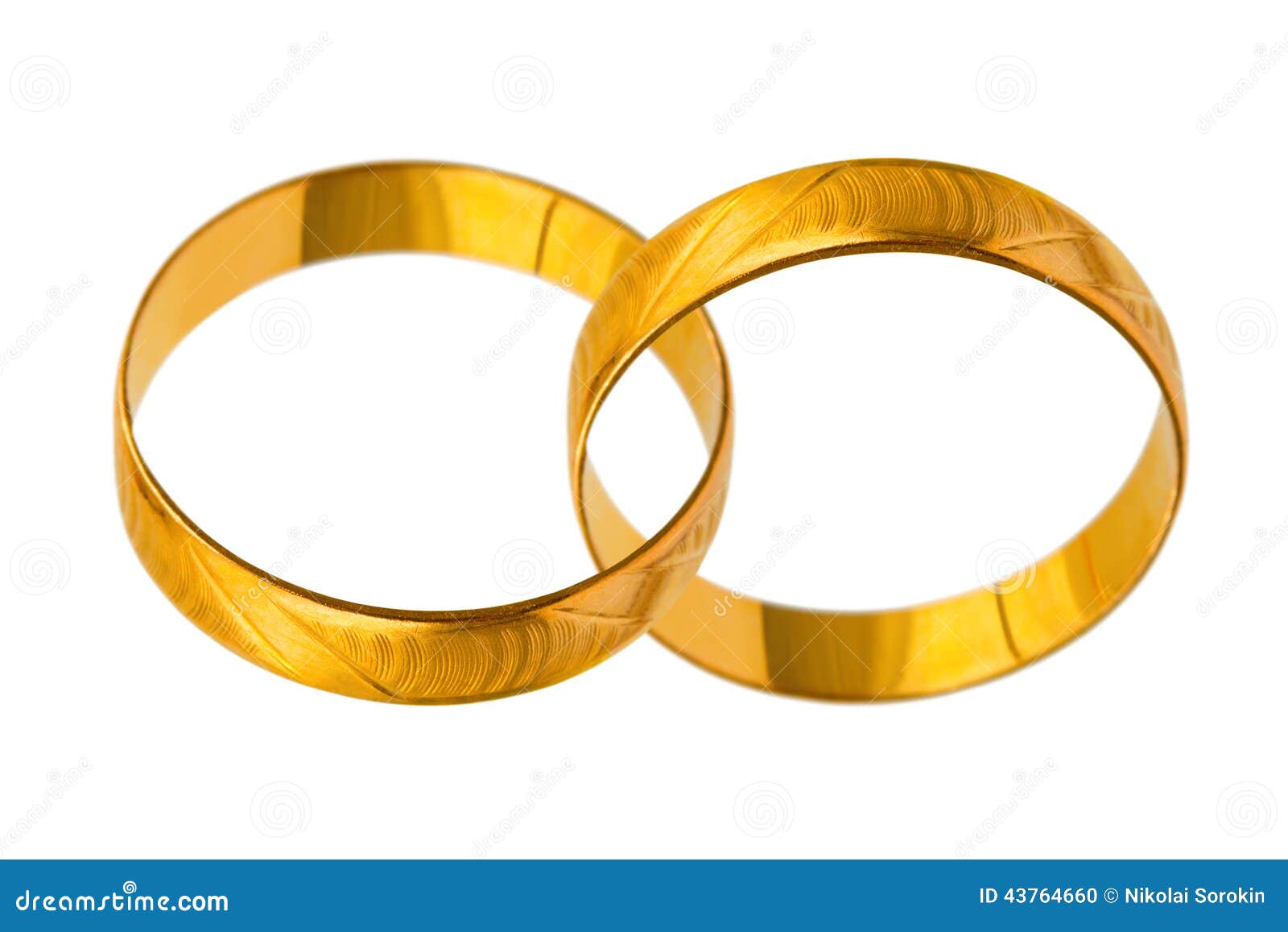  Connected  wedding  rings  stock photo Image of pair close 