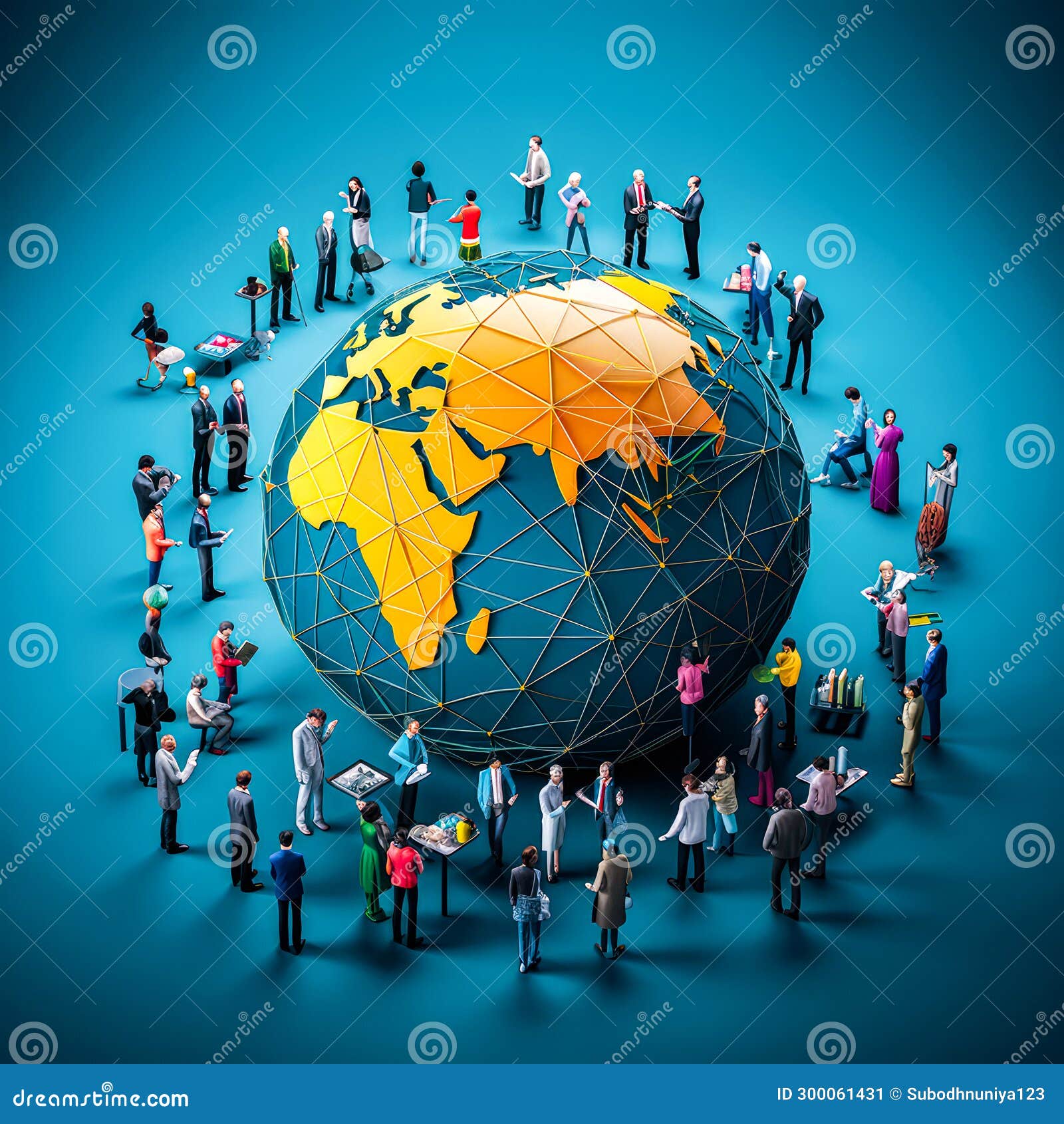 A Global Network of Diverse People Using Technology To Connect and A Global Network of Diverse People Using Technology To Connect and
