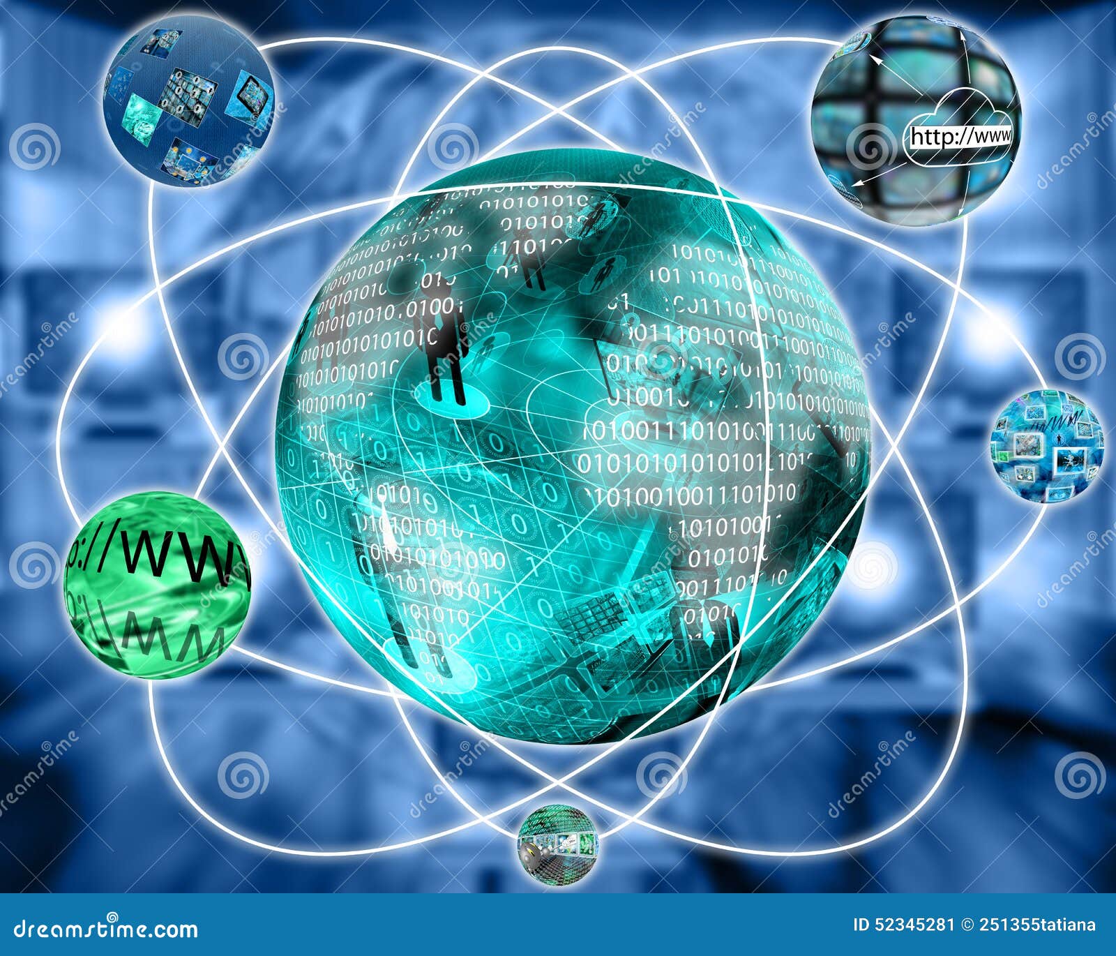 Connection of the world stock illustration. Illustration of geography