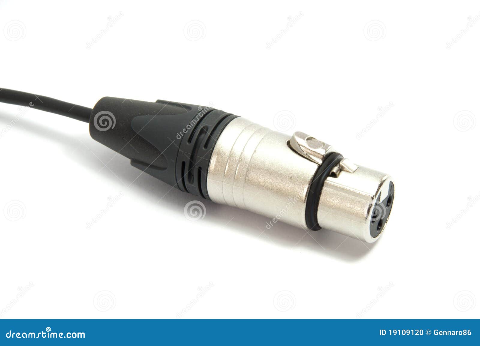 Dell'audio Di XLR Fotografia Stock Immagine di antecedenti