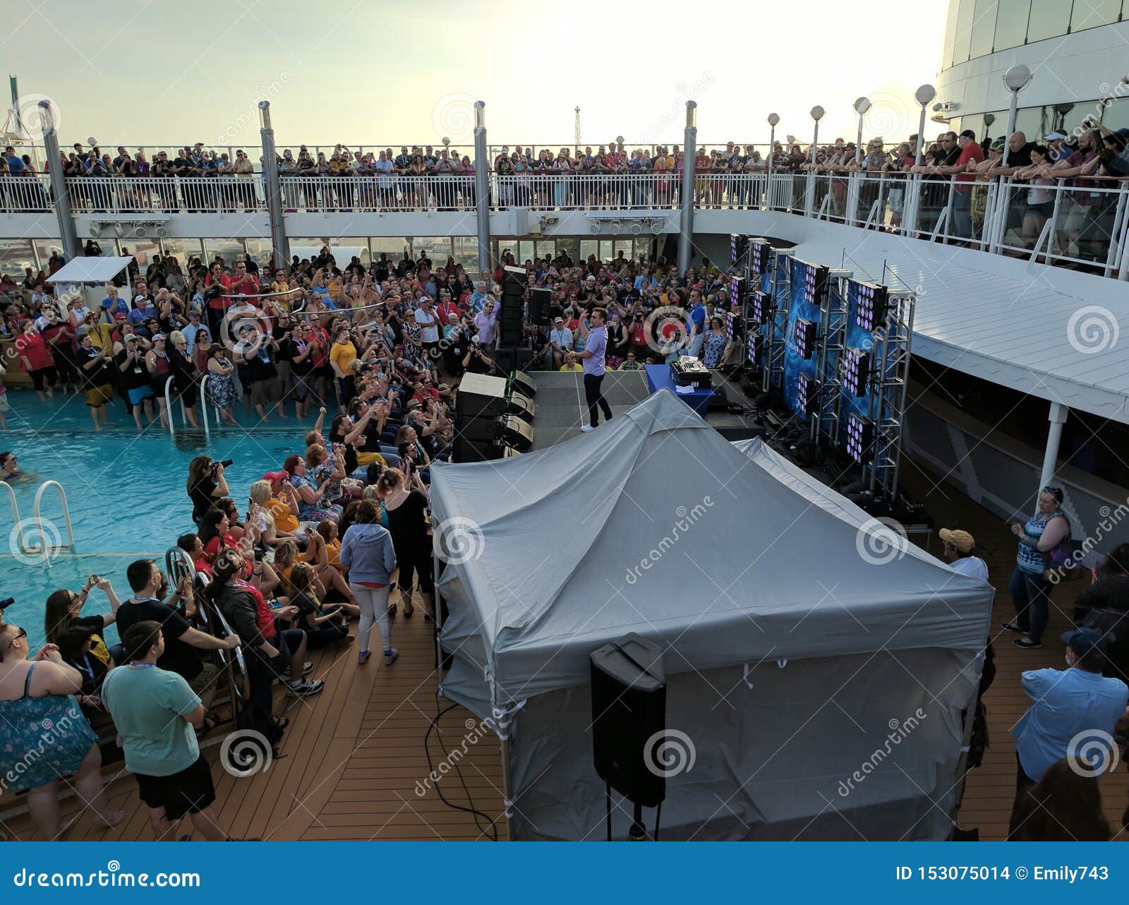 Connor Trinneer Onstage at Star Trek the Cruise III Editorial Stock