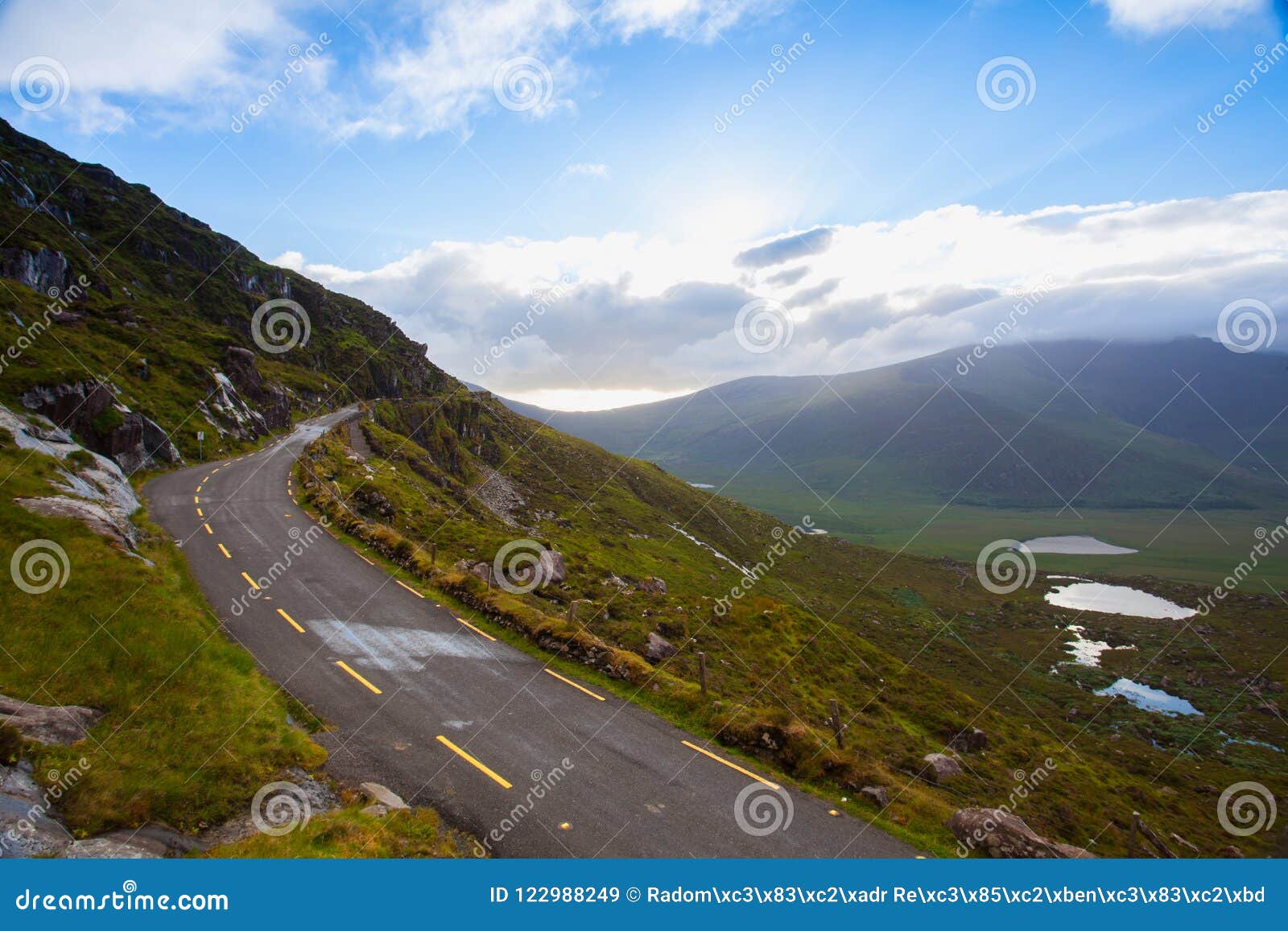 the conor pass is the highest mountain pass in ireland.
