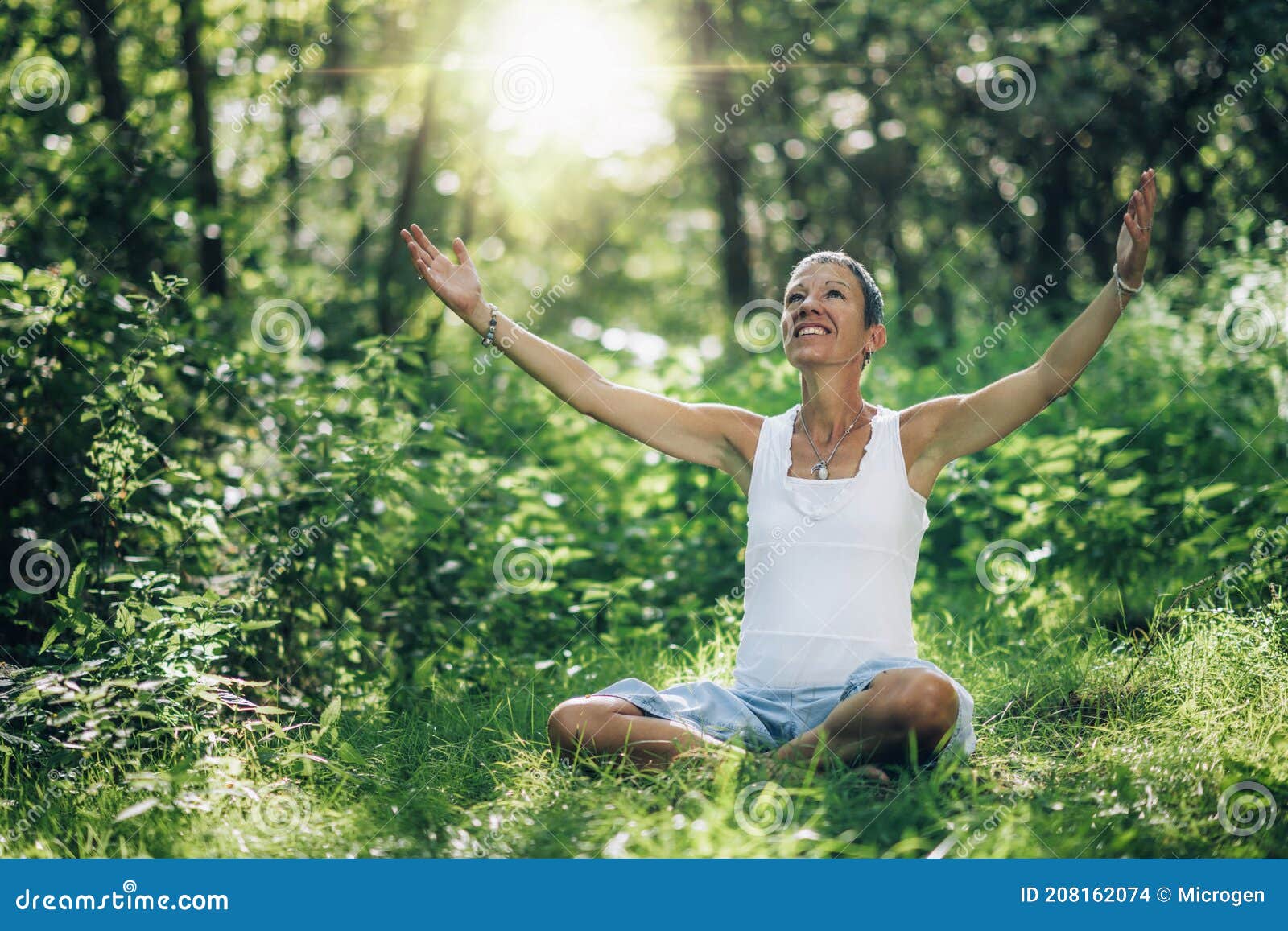 Consciousness Opening Meditation Stock Photo Image of meditating