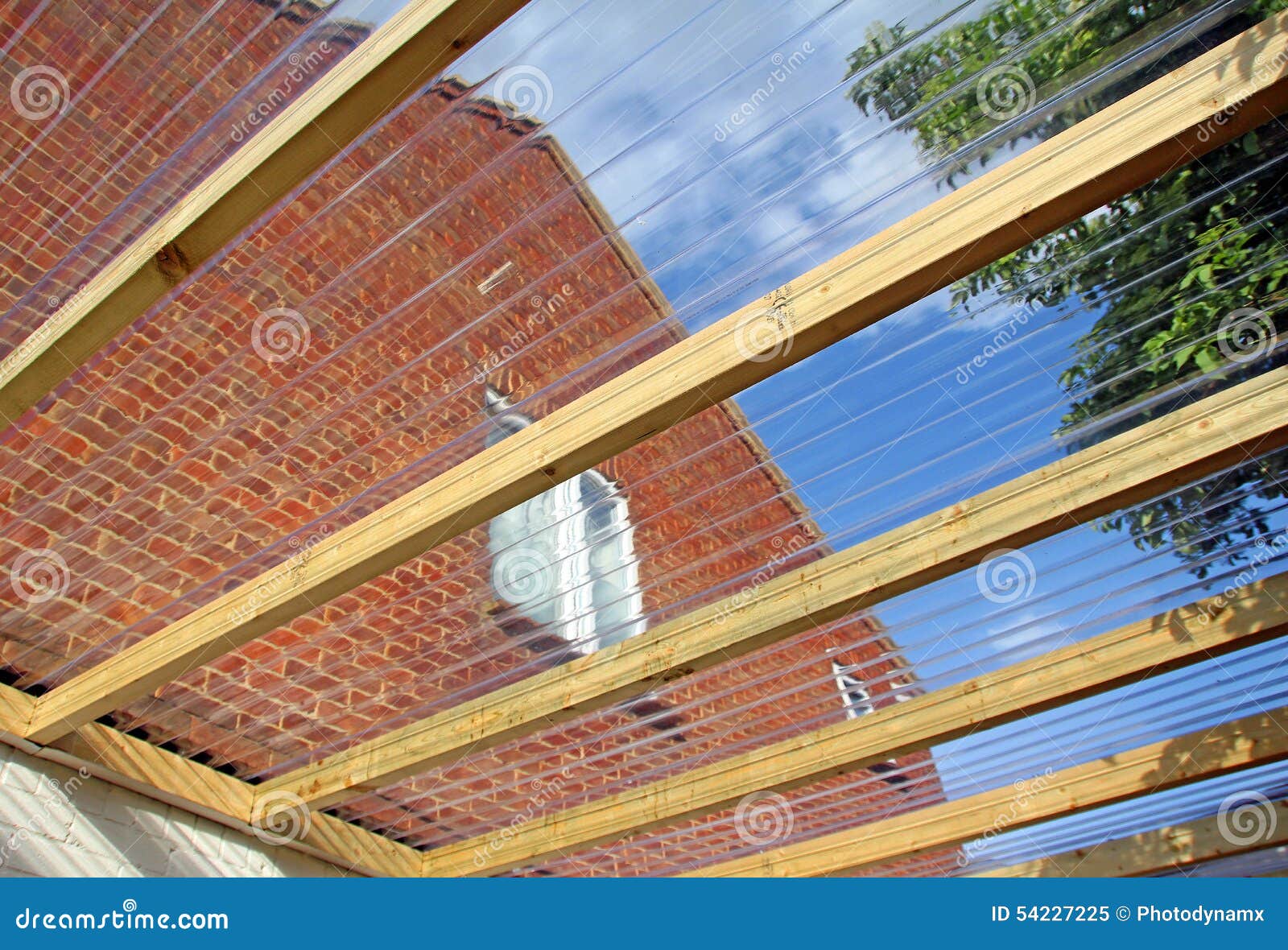 Conservatory Roof Panels Stock Image Of Construction