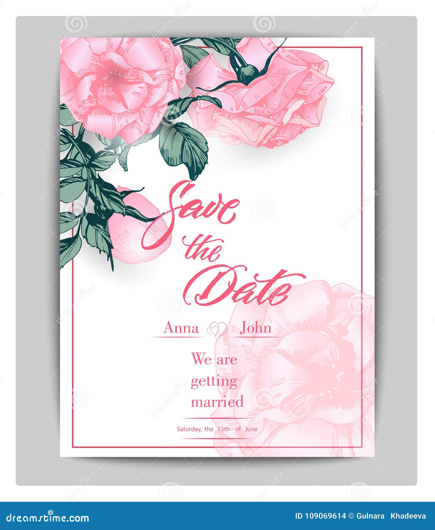 Conservi Le Carte Di Data Con Le Rose Può Essere Usato Per L