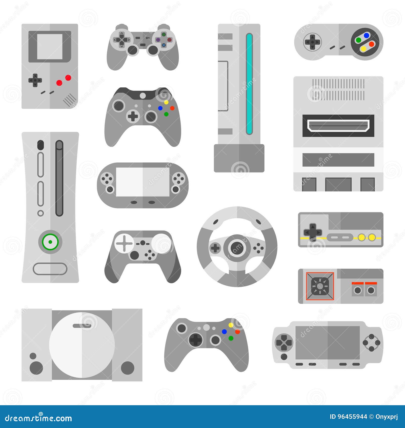 Controladores de jogo com joystick Videogame Desenho, tecnologia