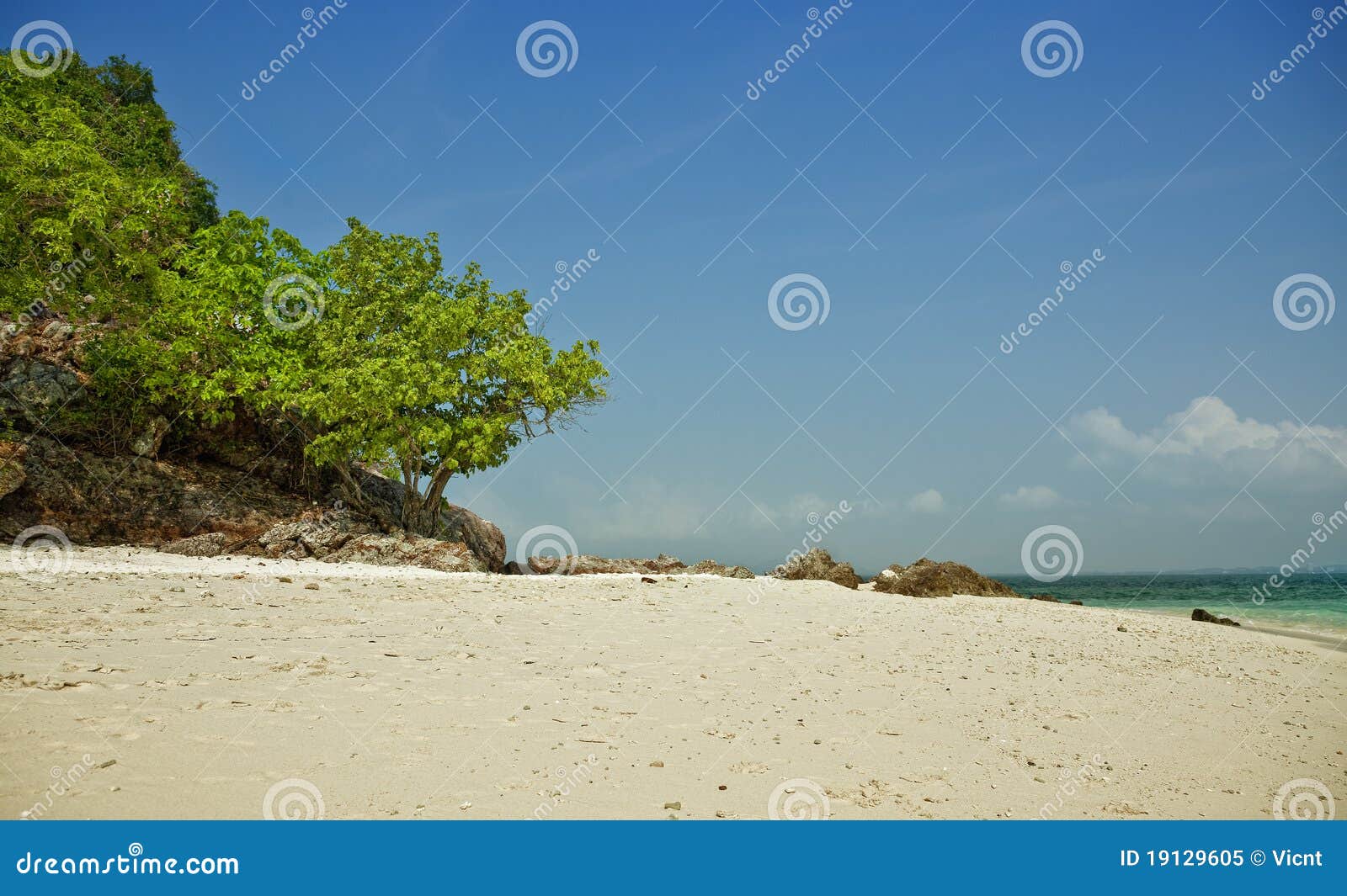 Paisagem famosa do mar de Ko Talu do console de Tailândia