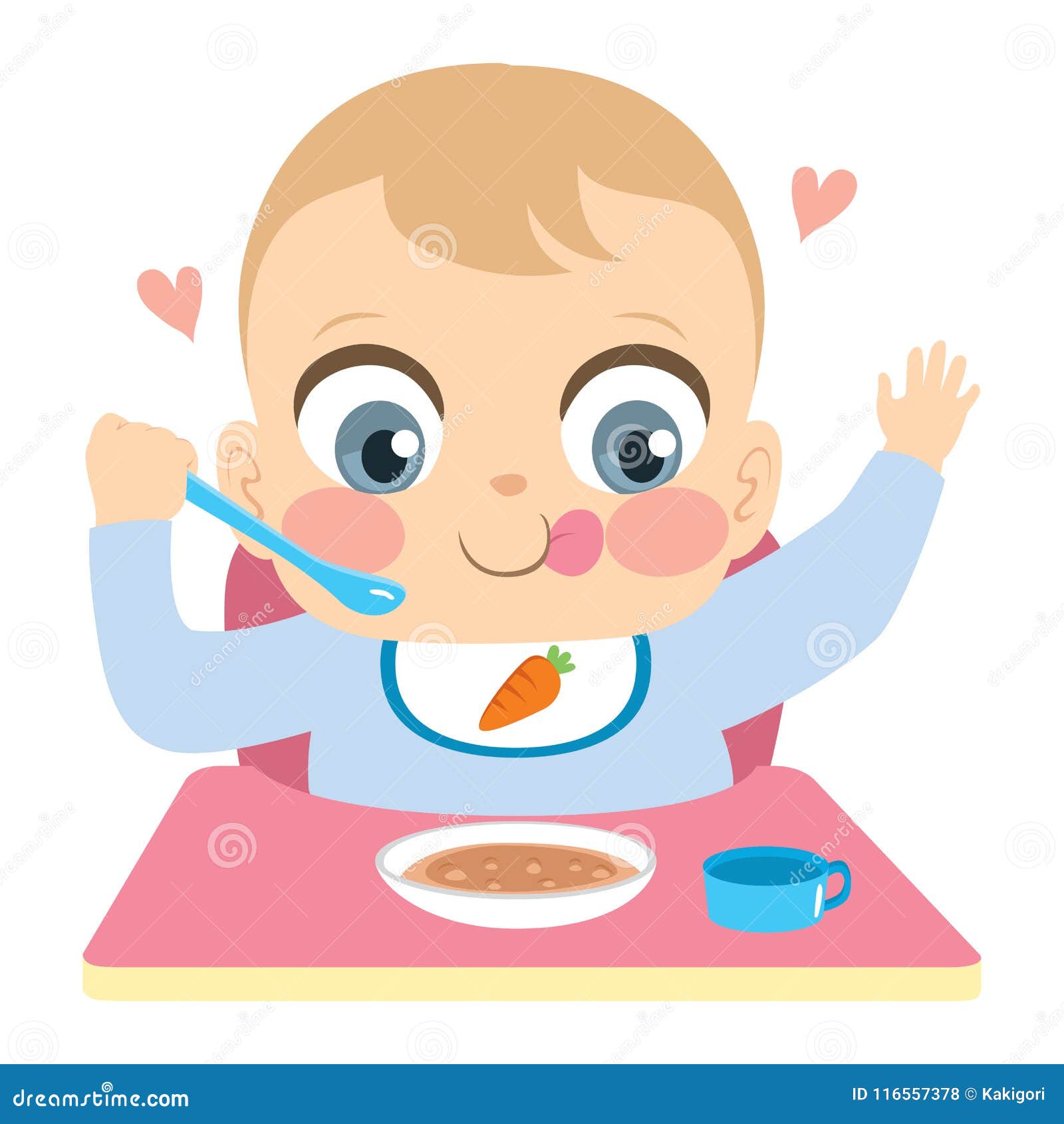Consommation De Bebe Illustration De Vecteur Illustration Du Repas