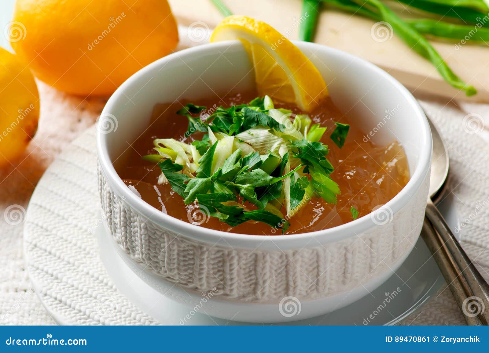 Consomme Broth, Traditional French Broth. Stock Image Image of rustic