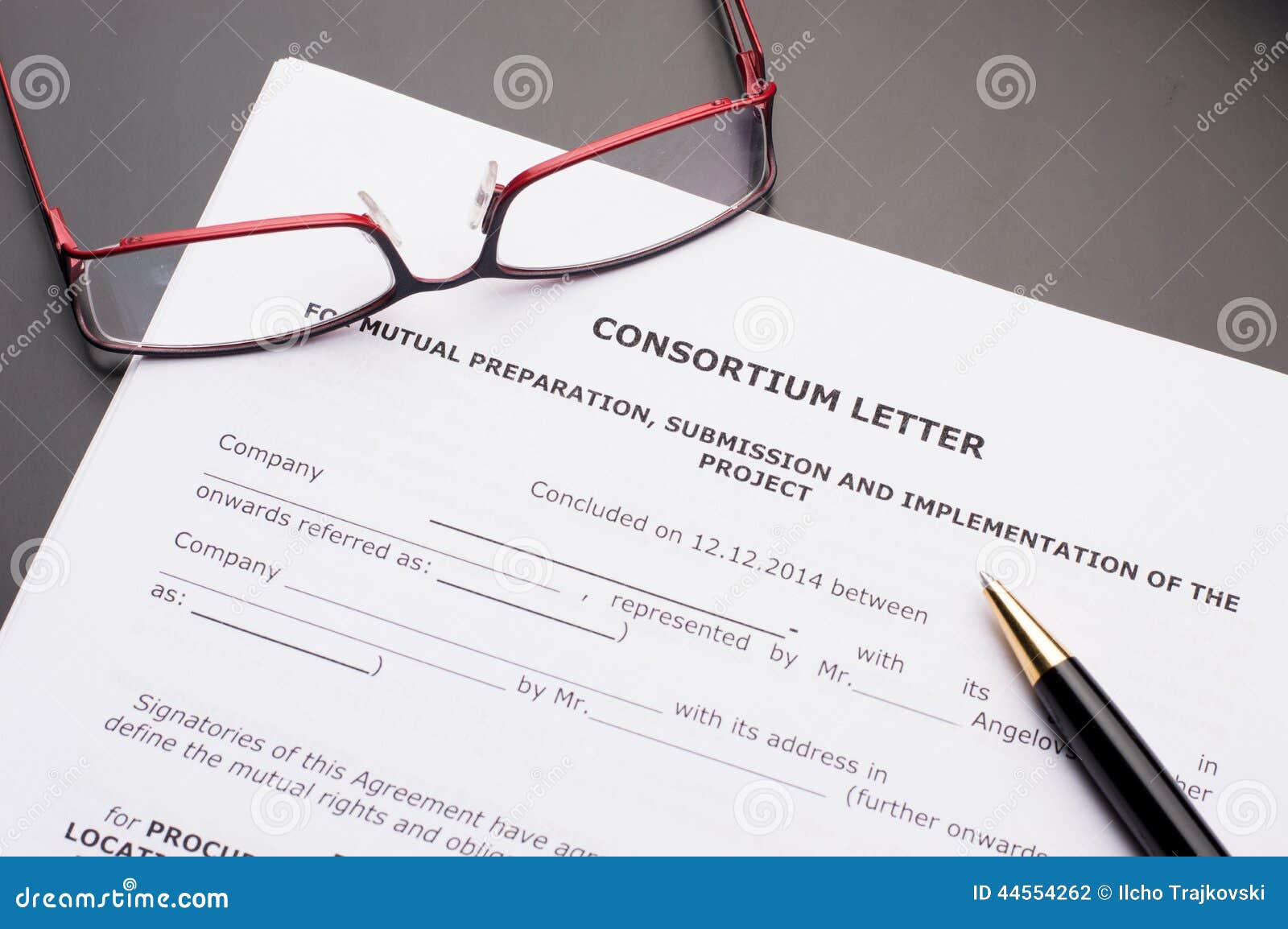 consortium letter