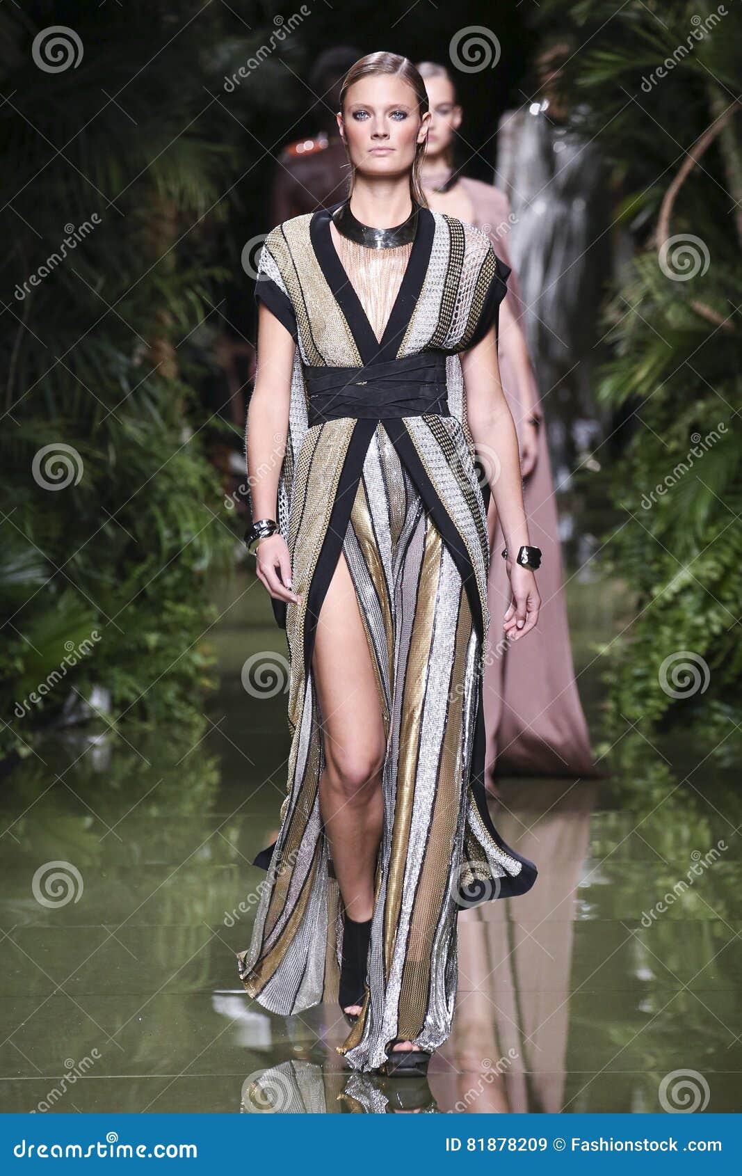 Constance Jablonski Walks the Runway during the Balmain Show As Part of ...