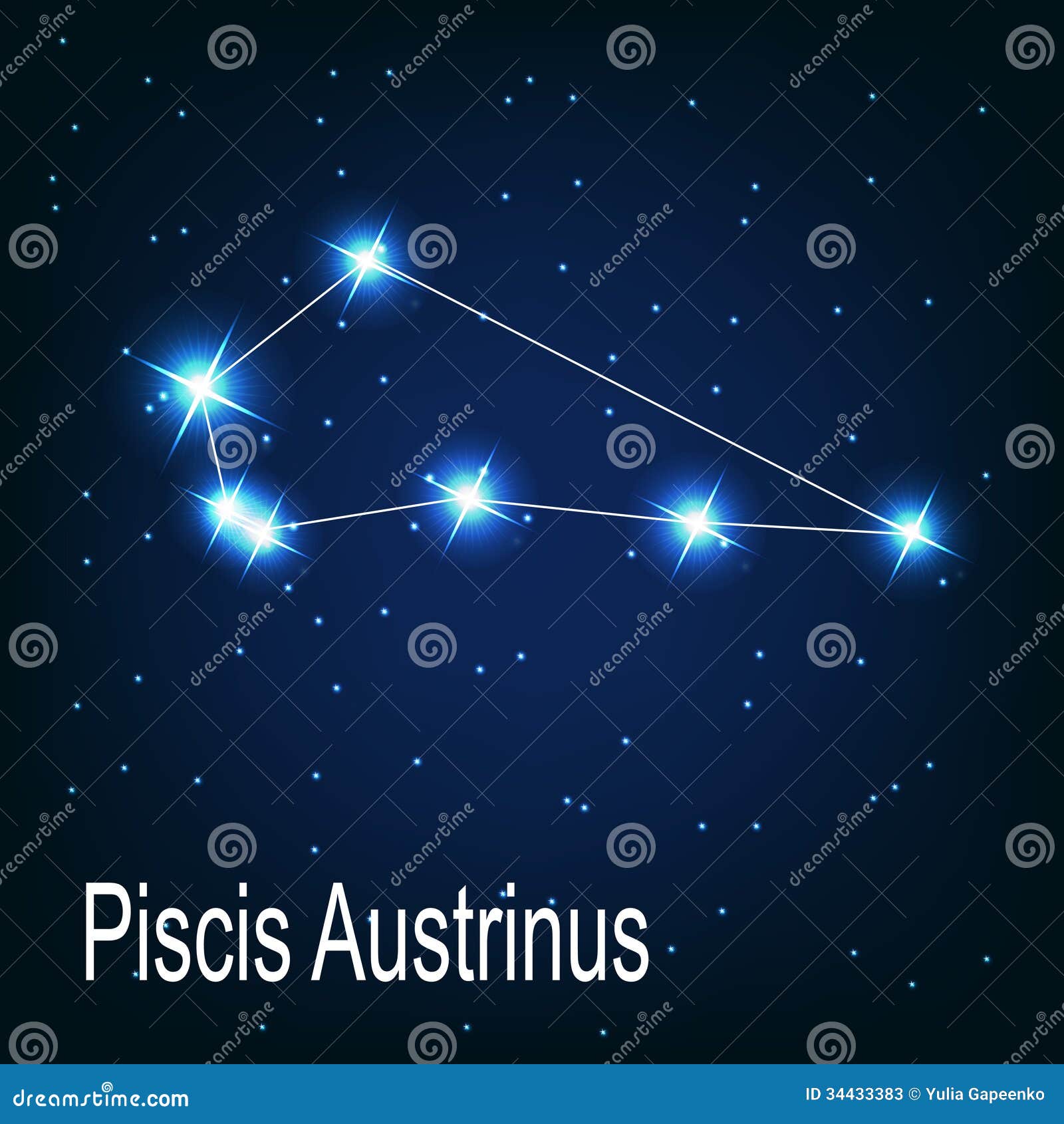 the constellation piscis austrinus star in the