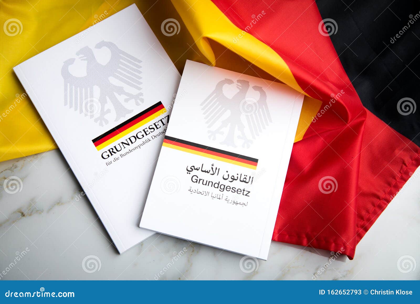 The Constitution Basic Law Book of Germany Editorial Stock Photo