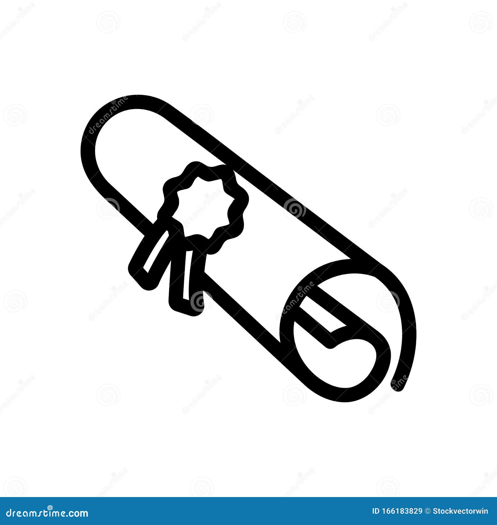 Download Constitution Scroll Icon Vector. Isolated Contour Symbol ...
